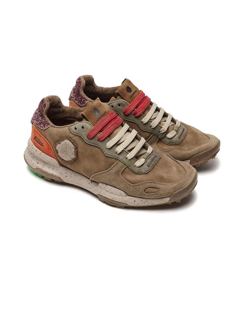 Satorisan Chacrona Premium Zapatillas Hombre Mid Brown