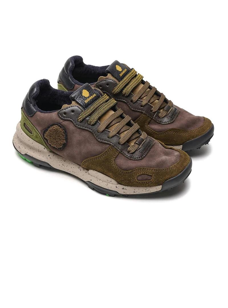 Satorisan Chacrona Premium Zapatillas Hombre Dark Brown