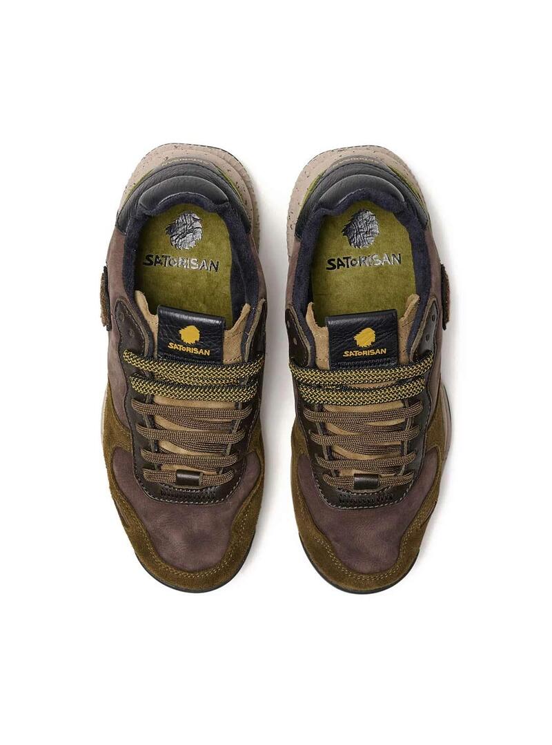Satorisan Chacrona Premium Zapatillas Hombre Dark Brown