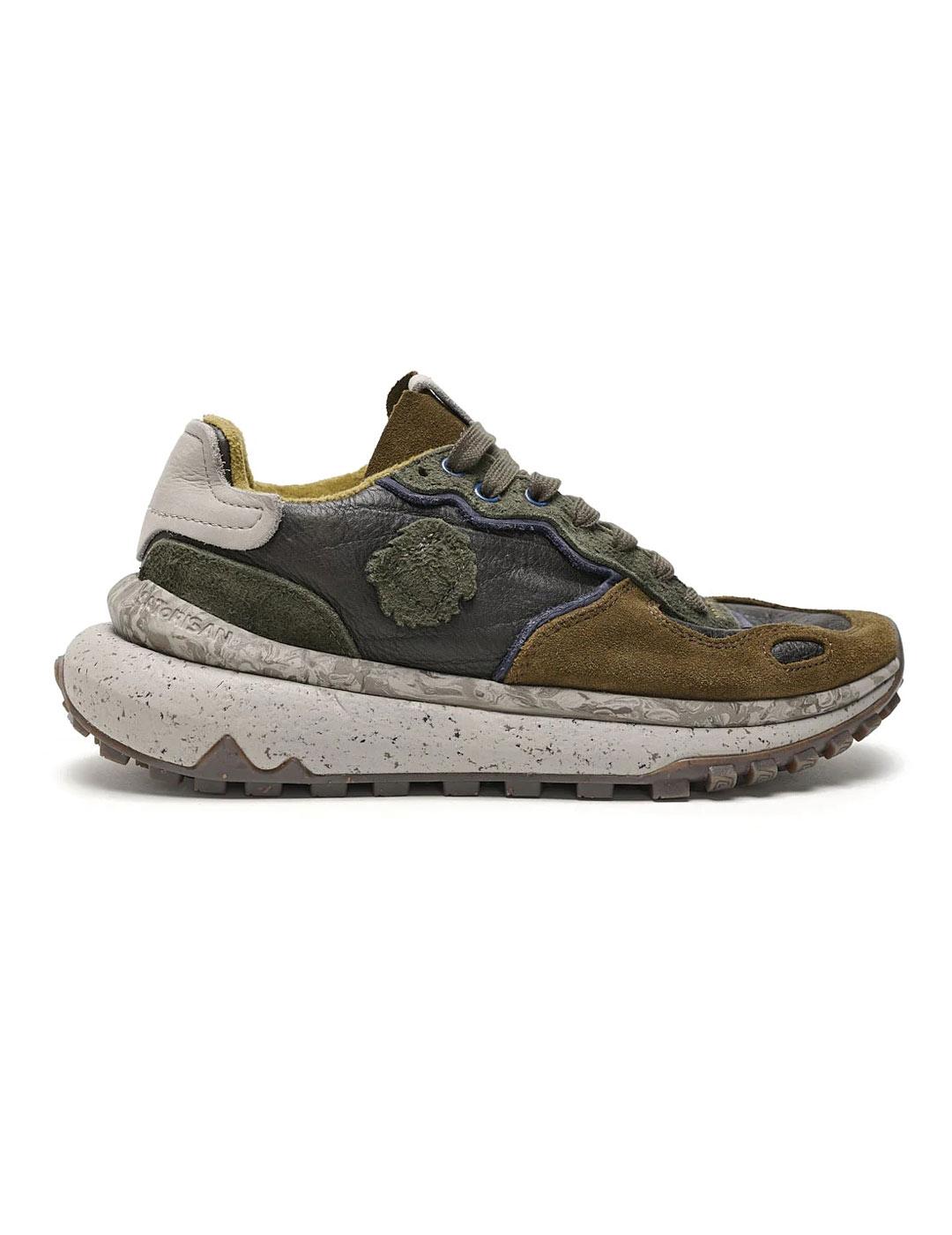 Satorisan Chacrona Metta Buckingham Zapatillas Dark Olive