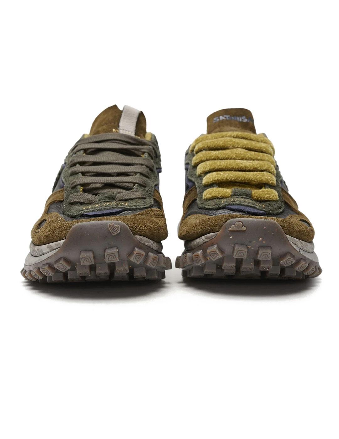 Satorisan Chacrona Metta Buckingham Zapatillas Dark Olive