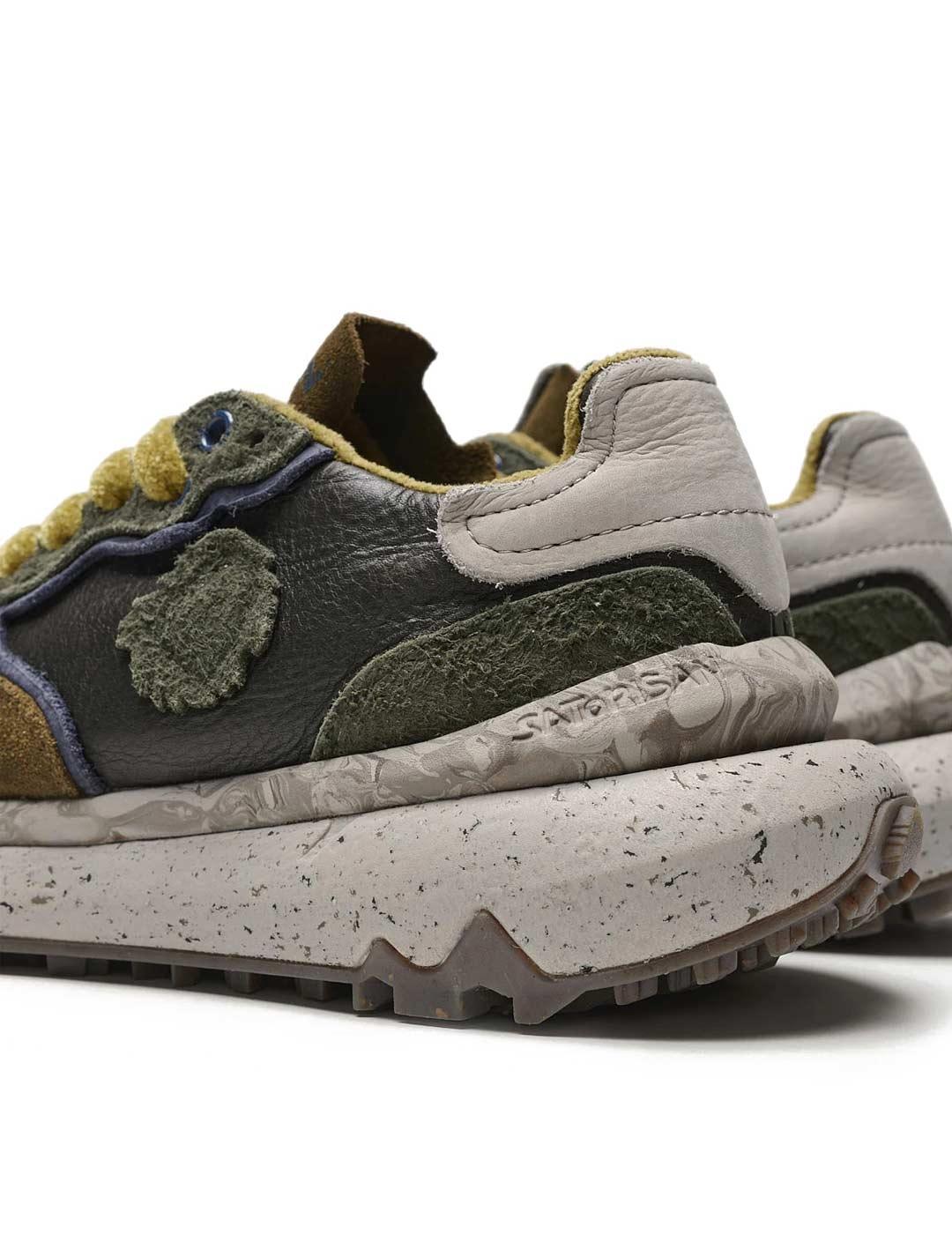 Satorisan Chacrona Metta Buckingham Zapatillas Dark Olive