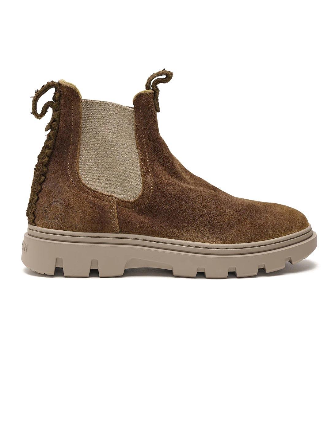 Satorisan Unalome Chelsea Bota Hombre Walnut