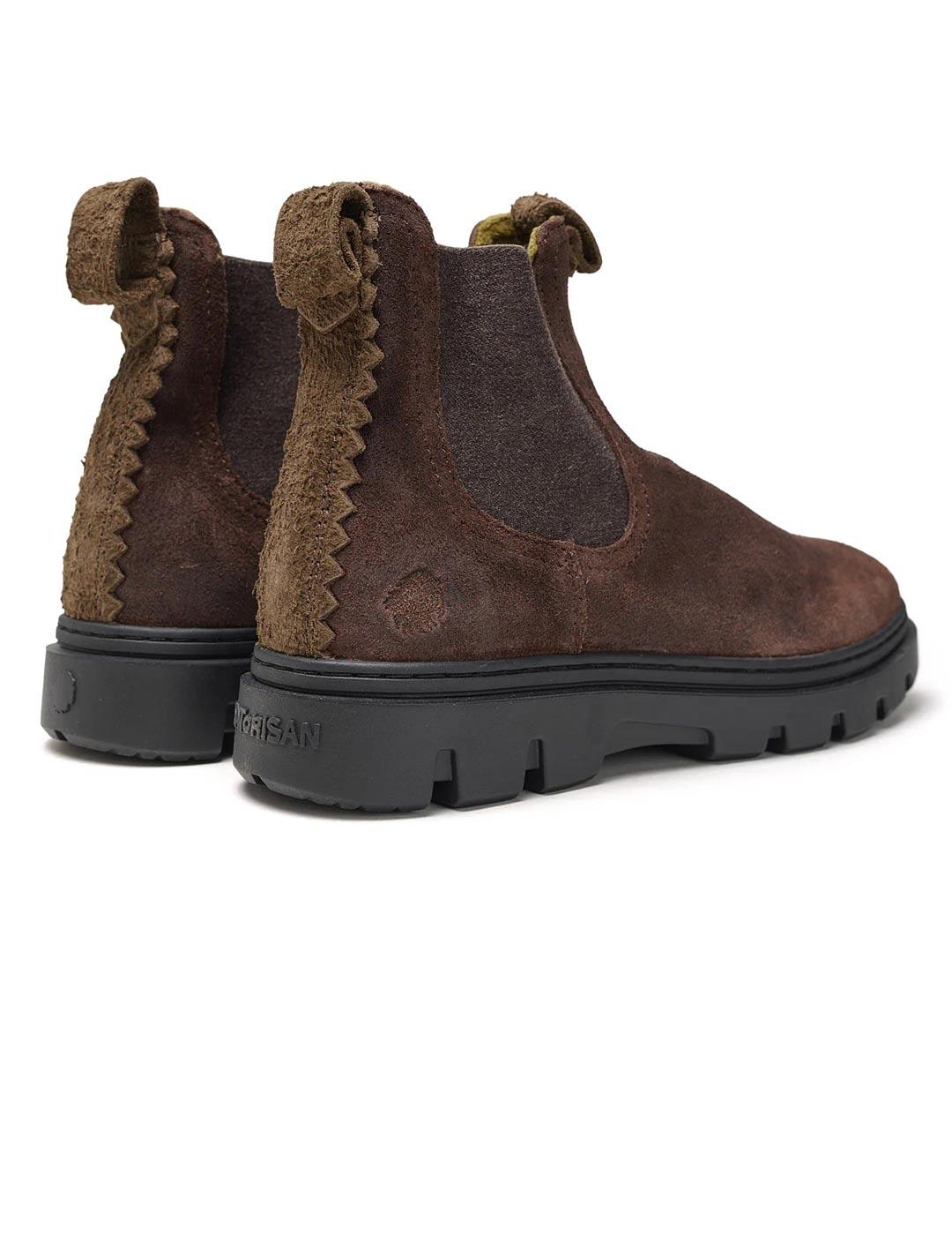 Satorisan Unalome Chelsea Bota Hombre Walnut
