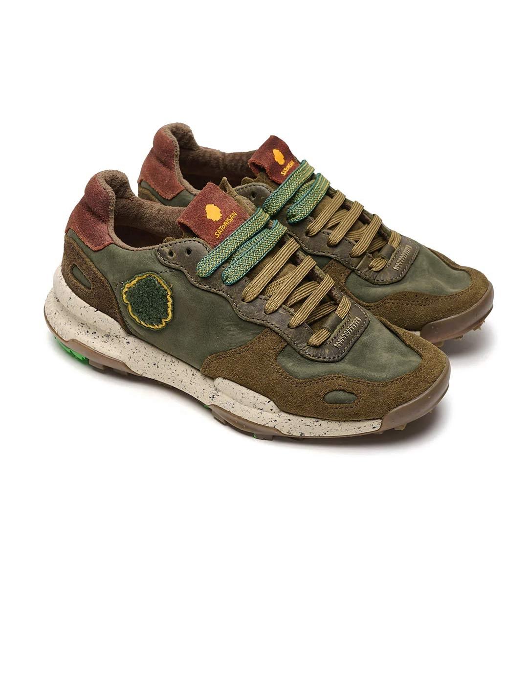 Satorisan Chacrona Premium Zapatillas Hombre Dark Green
