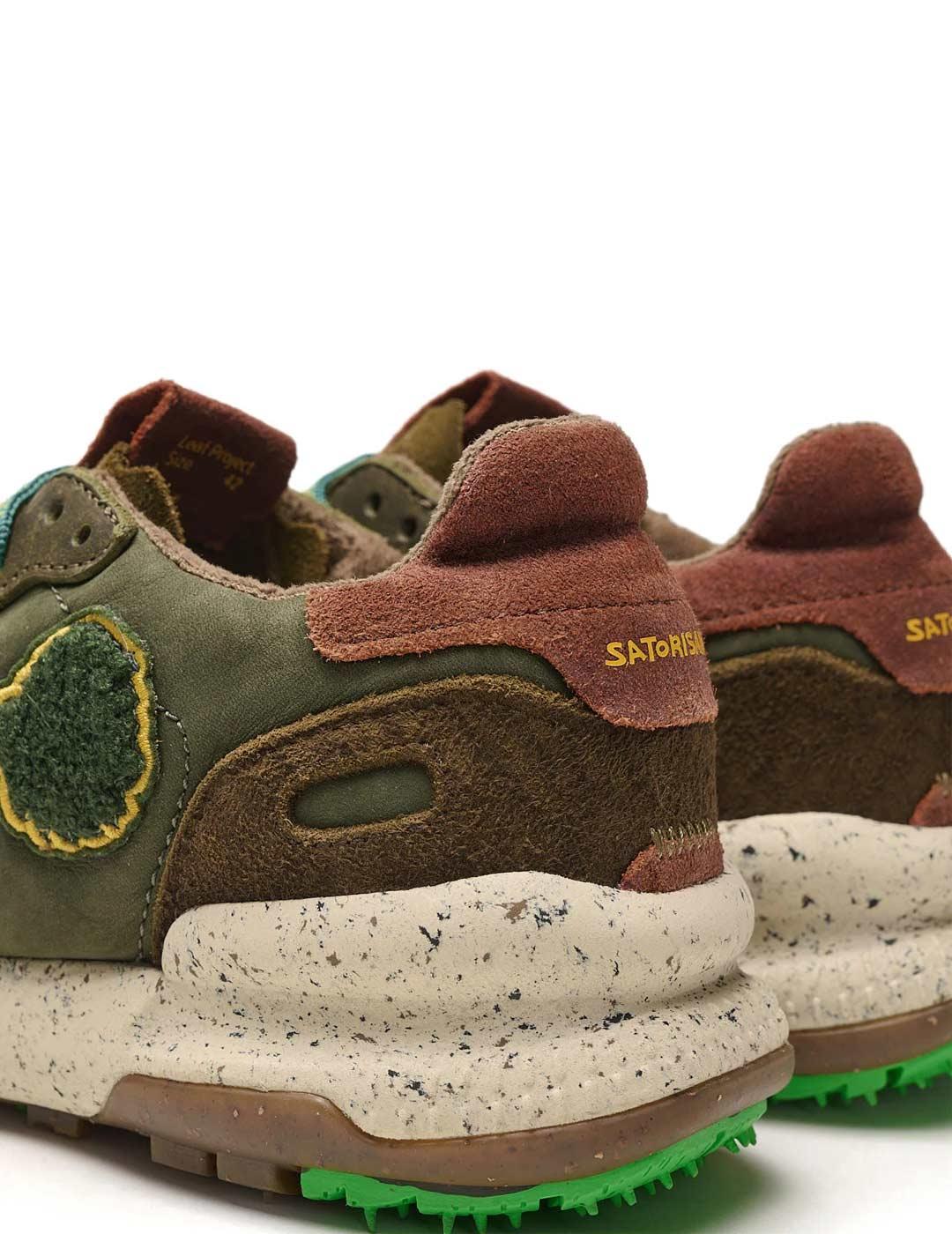 Satorisan Chacrona Premium Zapatillas Hombre Dark Green