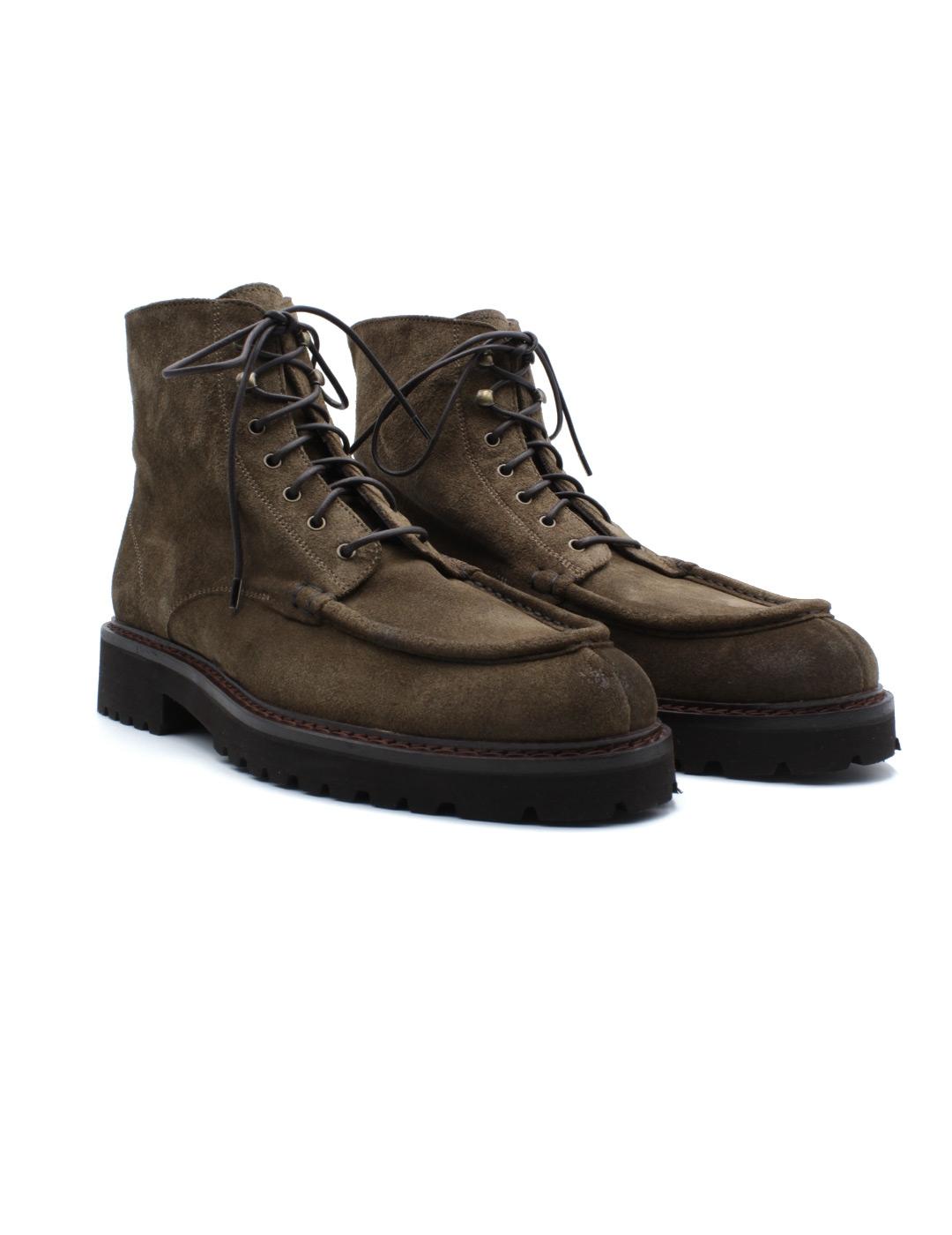 Calce Bota Hombre Loto B Ante Verde