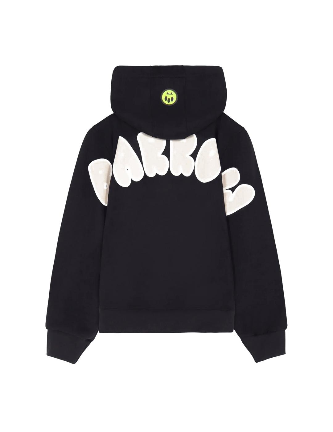 Barrow Sudadera Bubble Lettering Hombre Negra