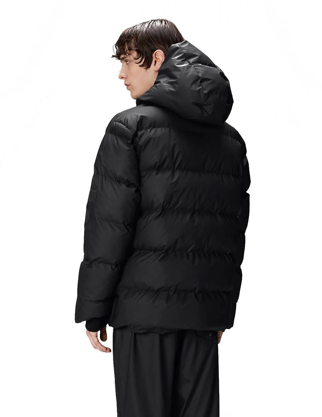 Chaqueta Acolchada Rains Alta Puffer Jacket Negra