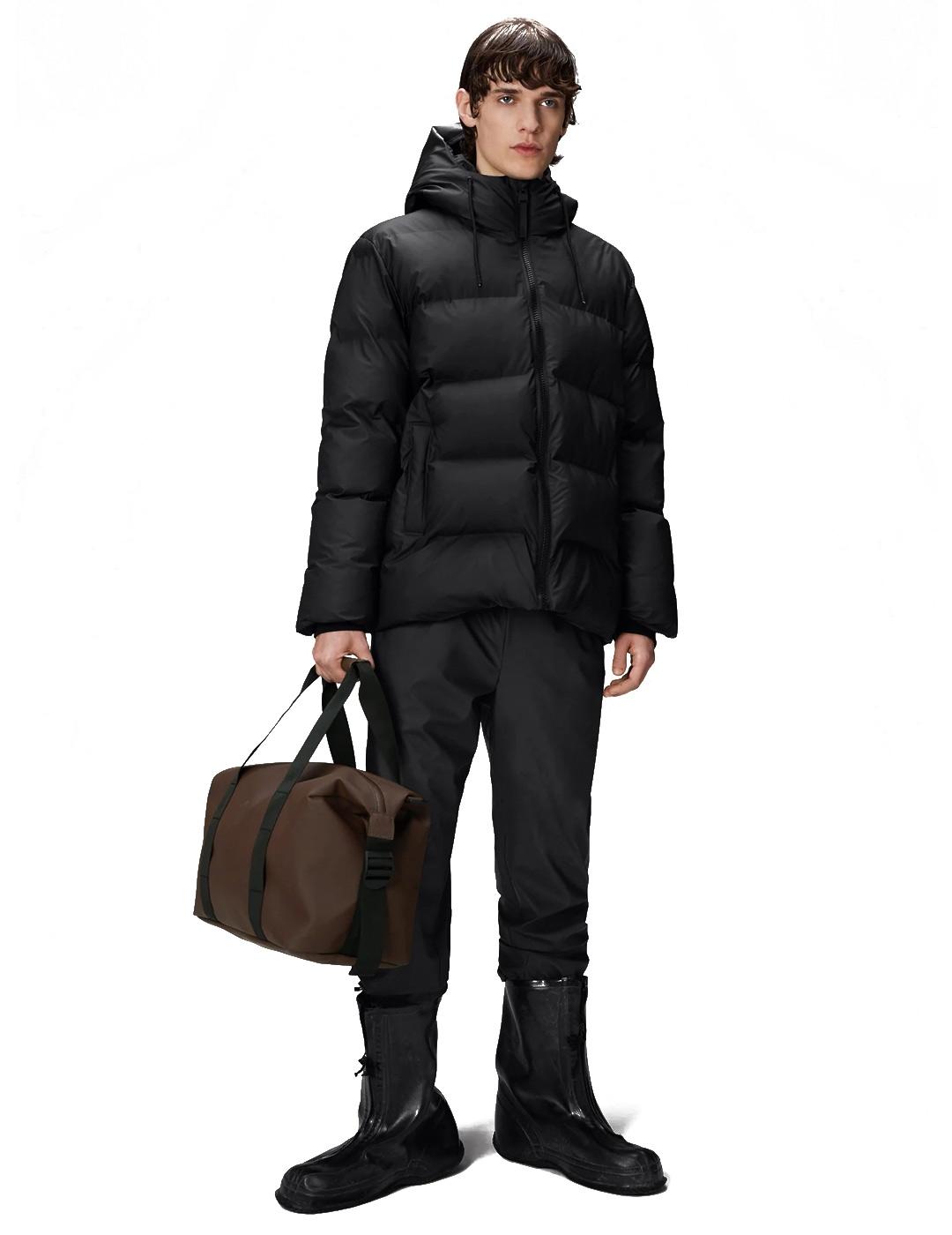 Chaqueta Acolchada Rains Alta Puffer Jacket Negra