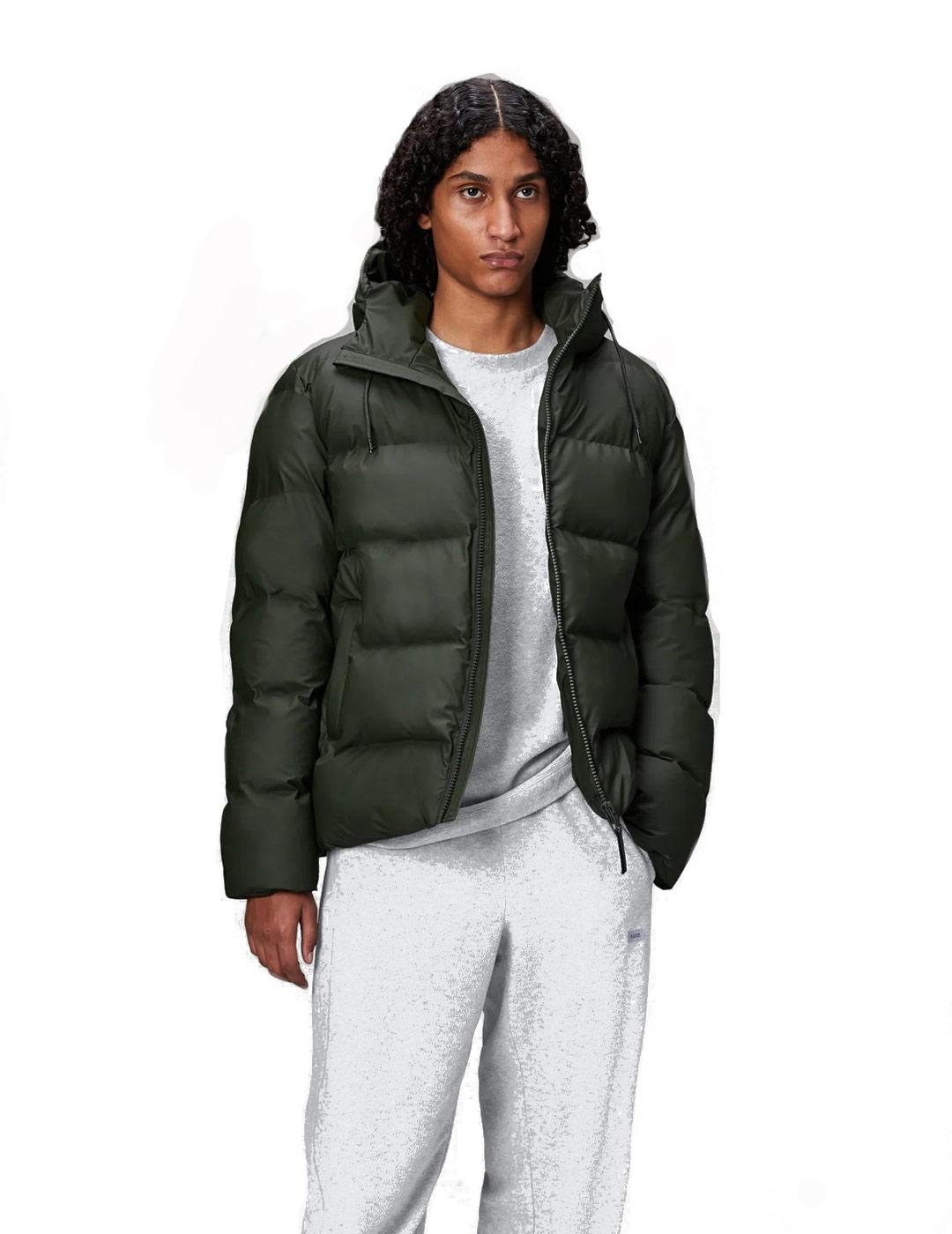 Chaqueta Acolchada Rains Alta Puffer Jacket Verde