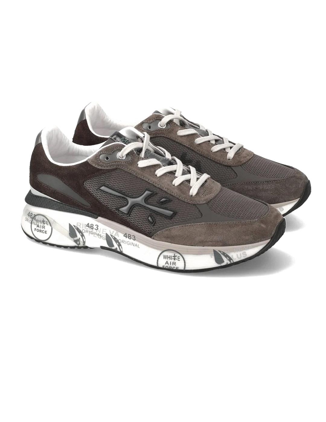 Premiata Moerun 6446 Zapatillas Hombre Marrón