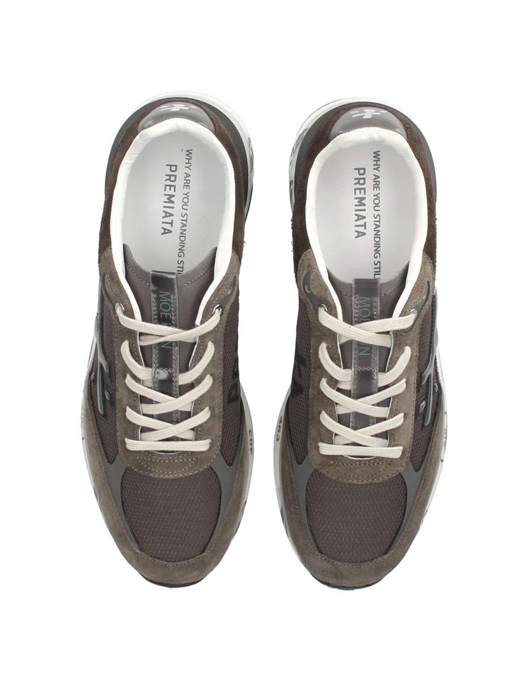 Premiata Moerun 6446 Zapatillas Hombre Marrón