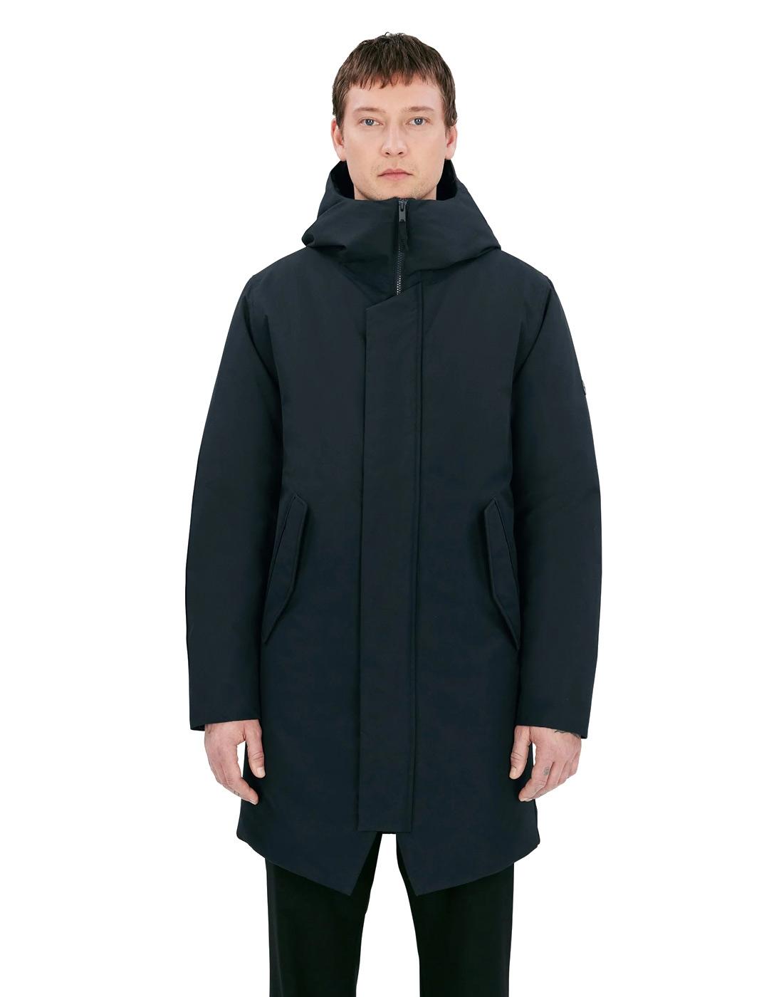 Elvine Gunter Parka Hombre Azul Marino