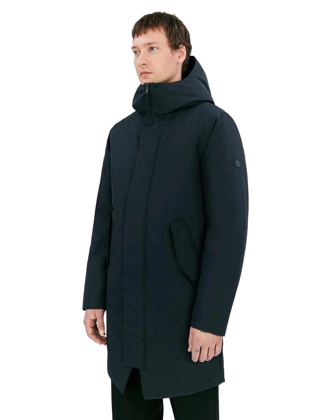 Elvine Gunter Parka Hombre Azul Marino