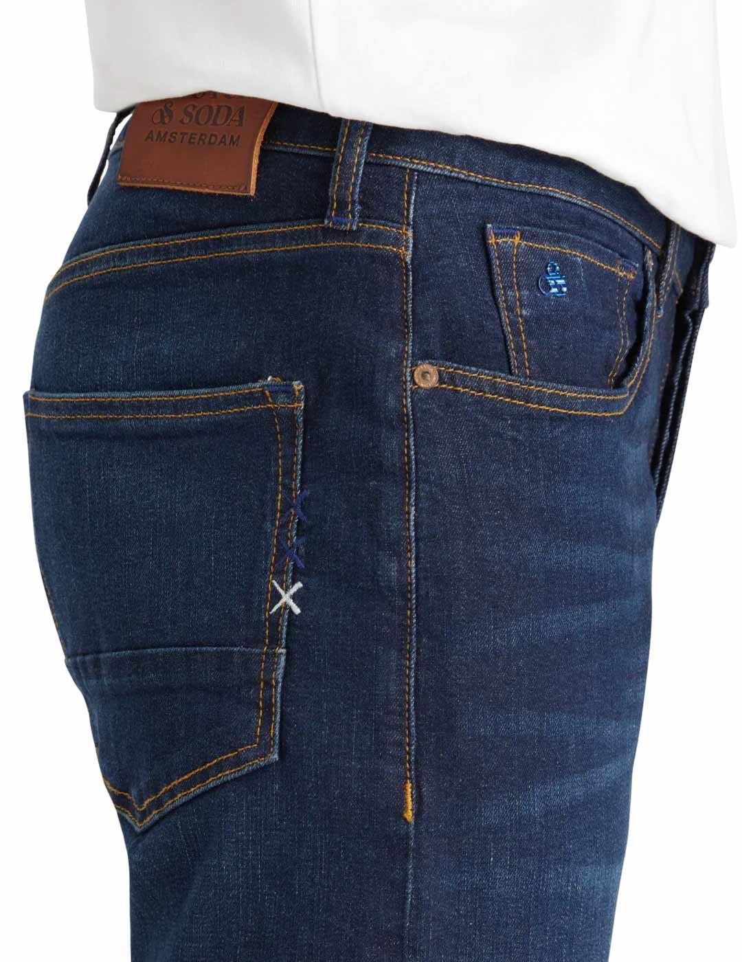 Scotch-Soda Ralston Vaquero Hombre Azul