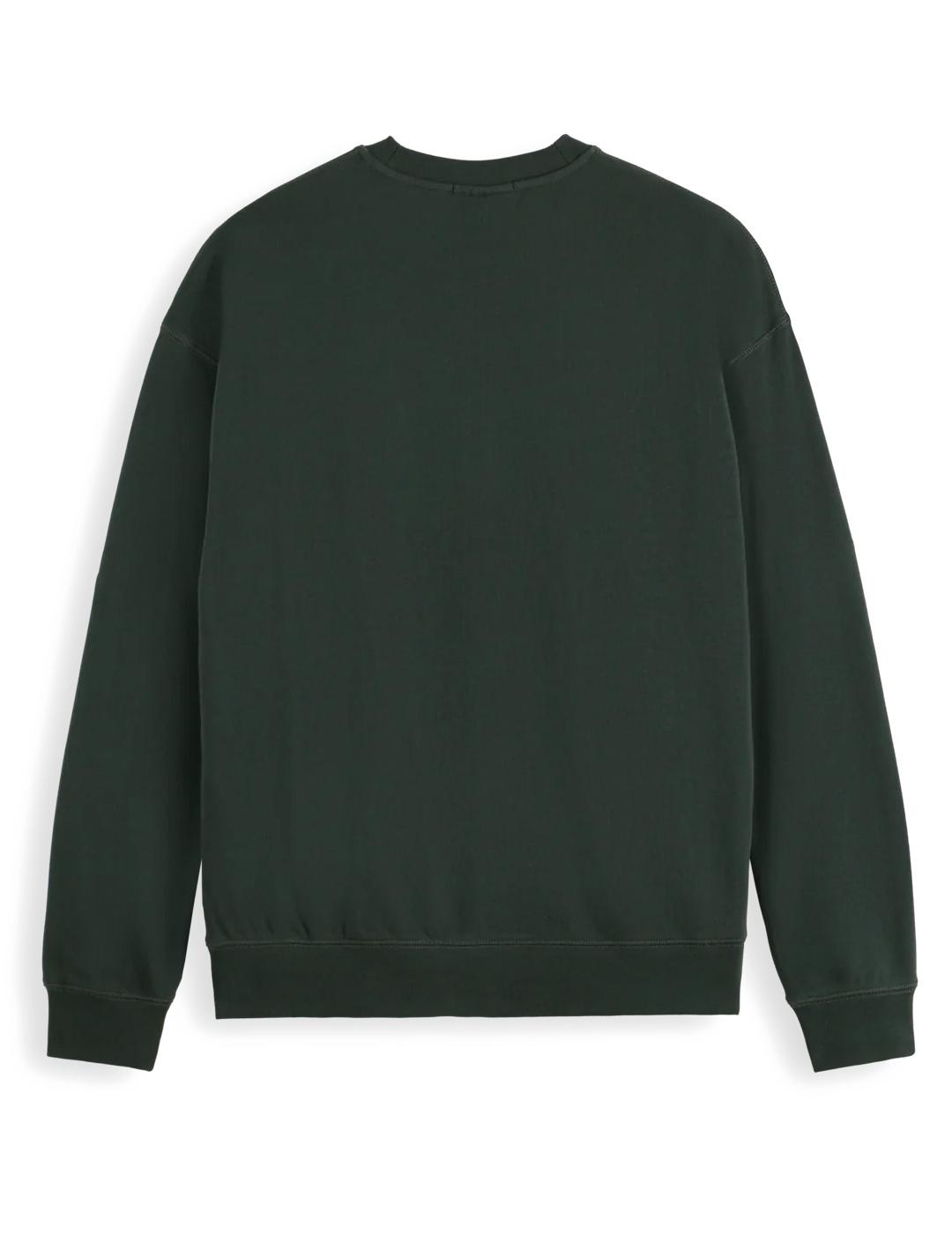 Sudadera Scotch-Soda Básica Verde