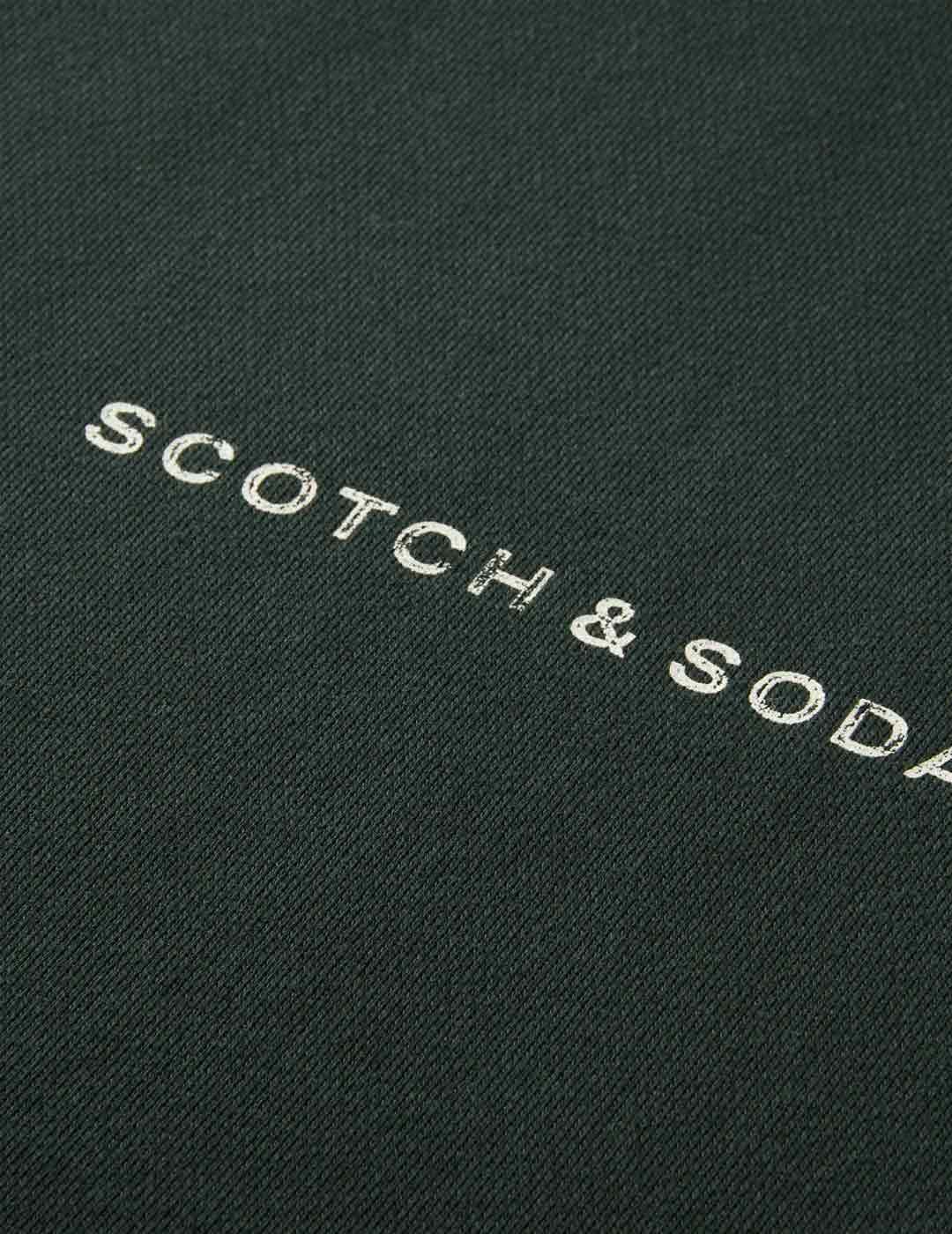 Sudadera Scotch-Soda Básica Verde
