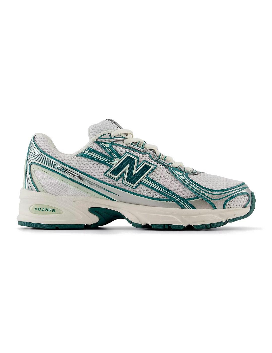 New Balance U740GR2 Zapatillas Hombre Mujer Blanco Verde