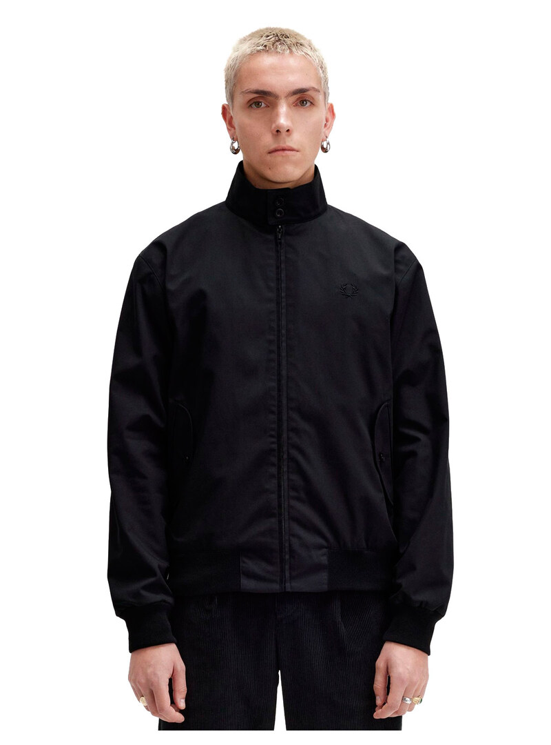 Cazadora Fred Perry Harrington Negra