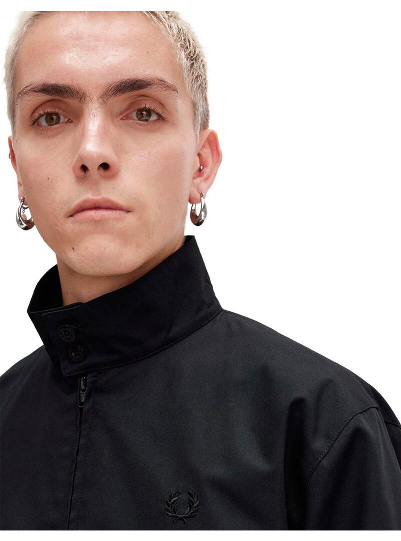 Cazadora Fred Perry Harrington Negra
