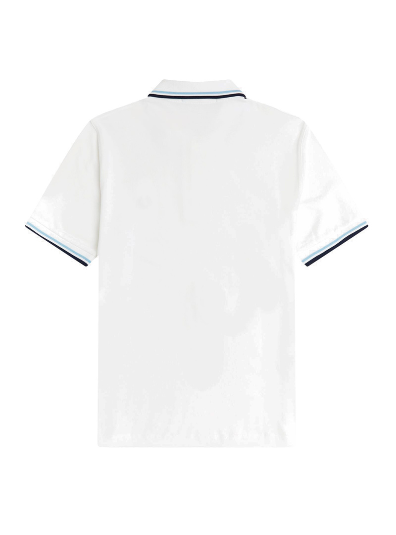 Polo Fred Perry M12 Franjas Blanco