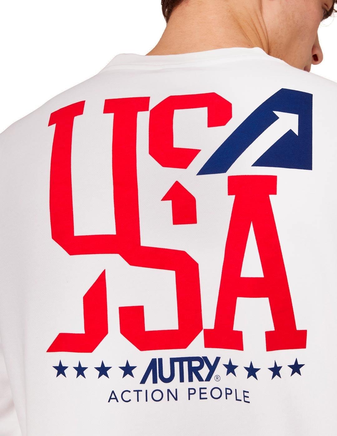 Autry Sudadera Capucha Hombre Blanca