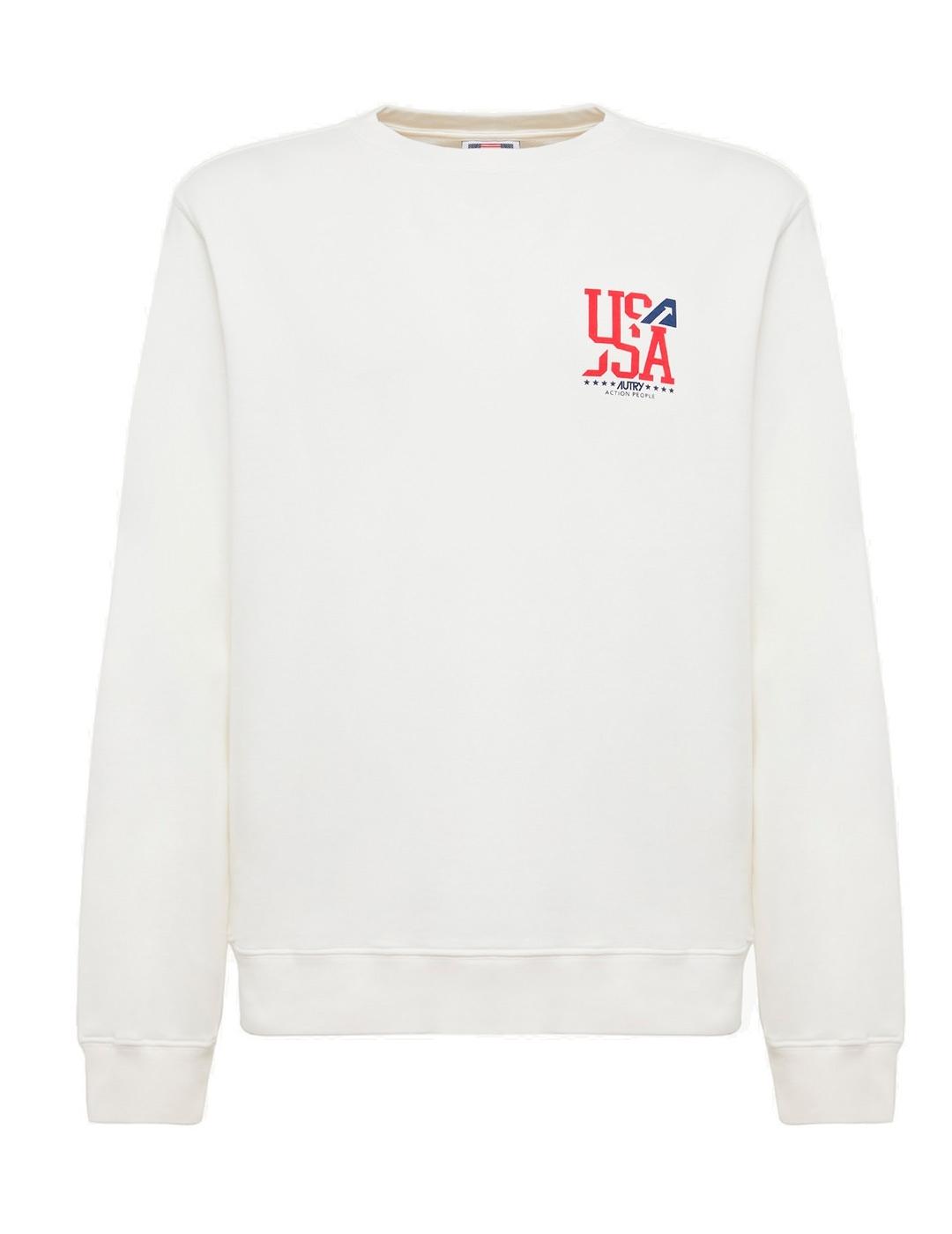 Autry Sudadera Capucha Hombre Blanca