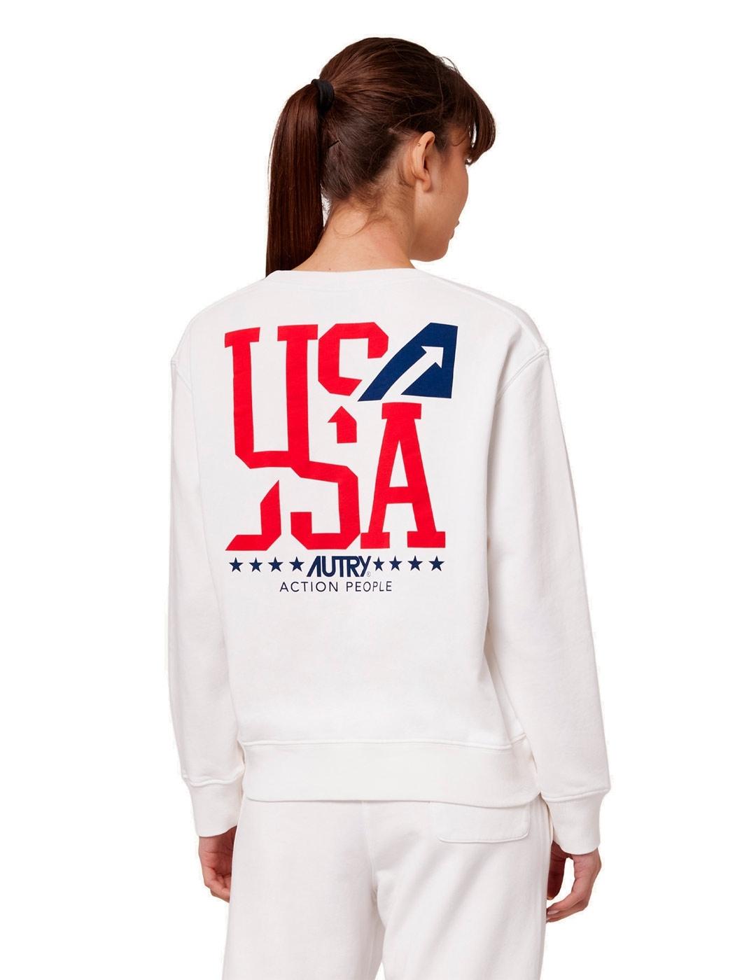 Autry Sudadera Capucha Hombre Blanca