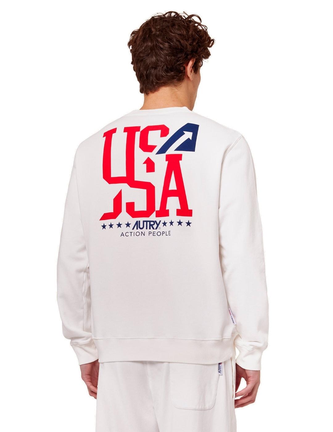 Autry Sudadera Capucha Hombre Blanca