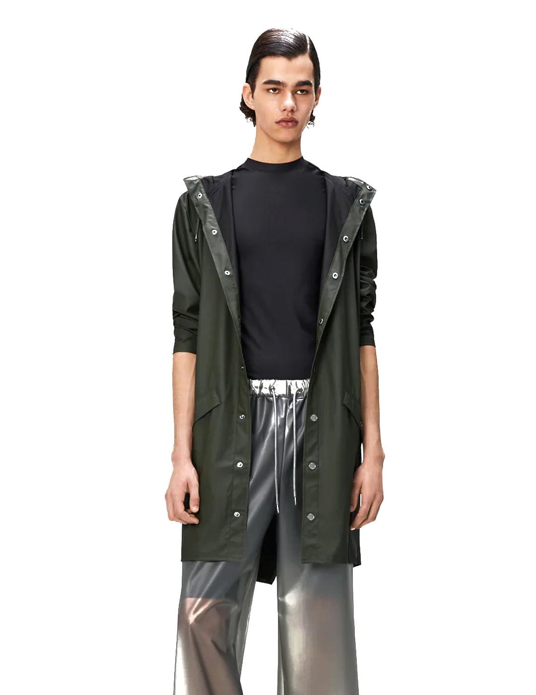 Impermeable Rains Long Jacket Verde