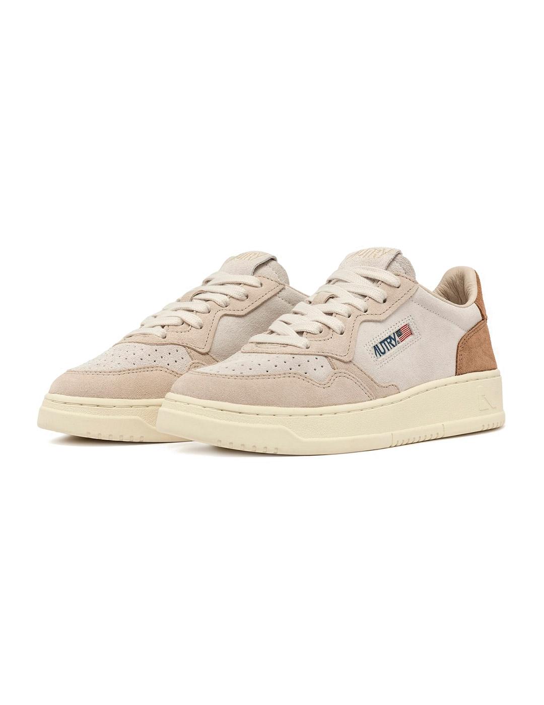 Autry Ante Medalist AULW TS01 Zapatillas Mujer Beige Arena