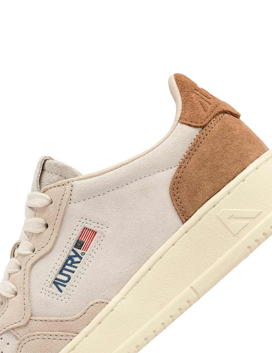 Autry Ante Medalist AULW TS01 Zapatillas Mujer Beige Arena