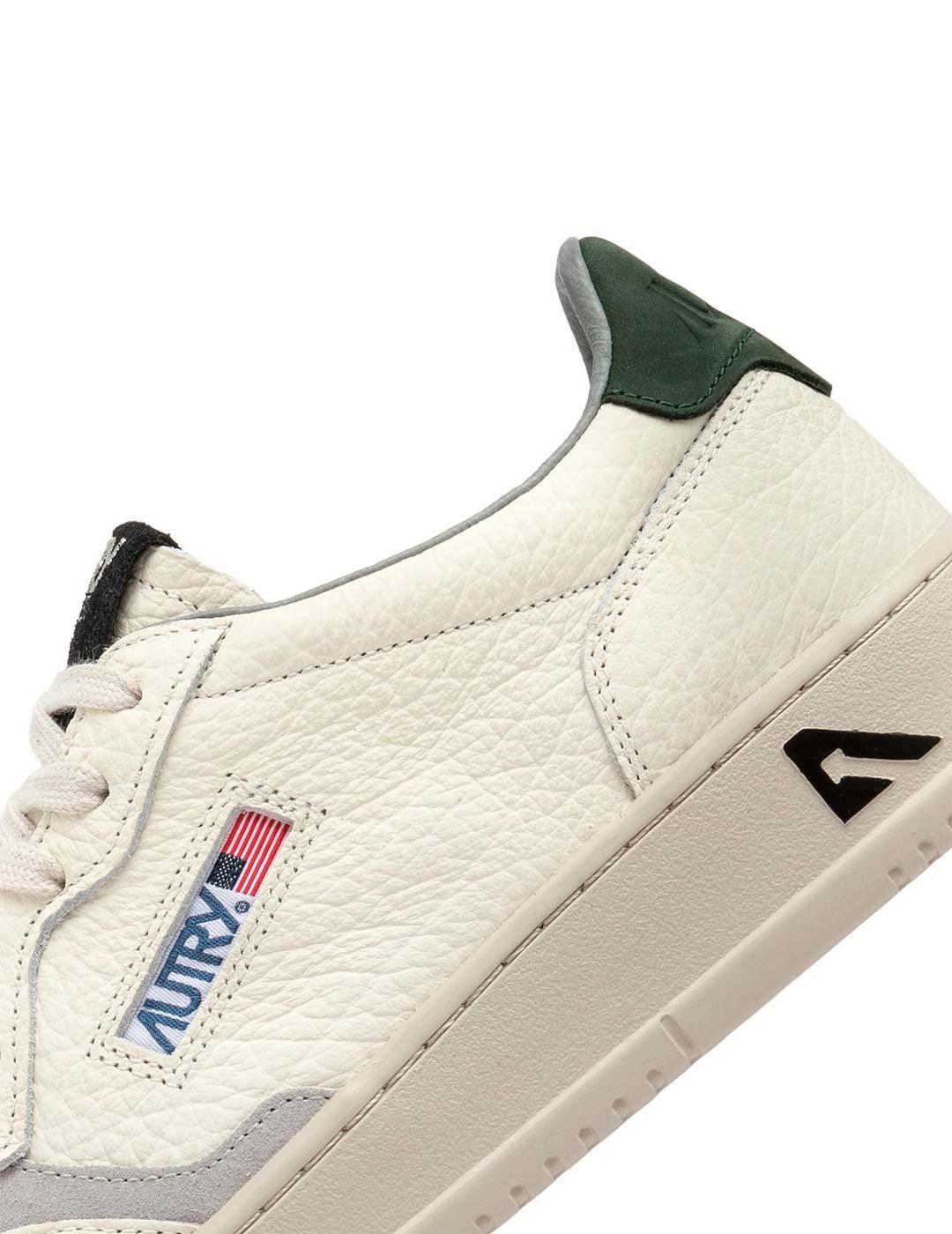 Autry Medalist AULW NE05 Zapatilas Mujer Beige Verde