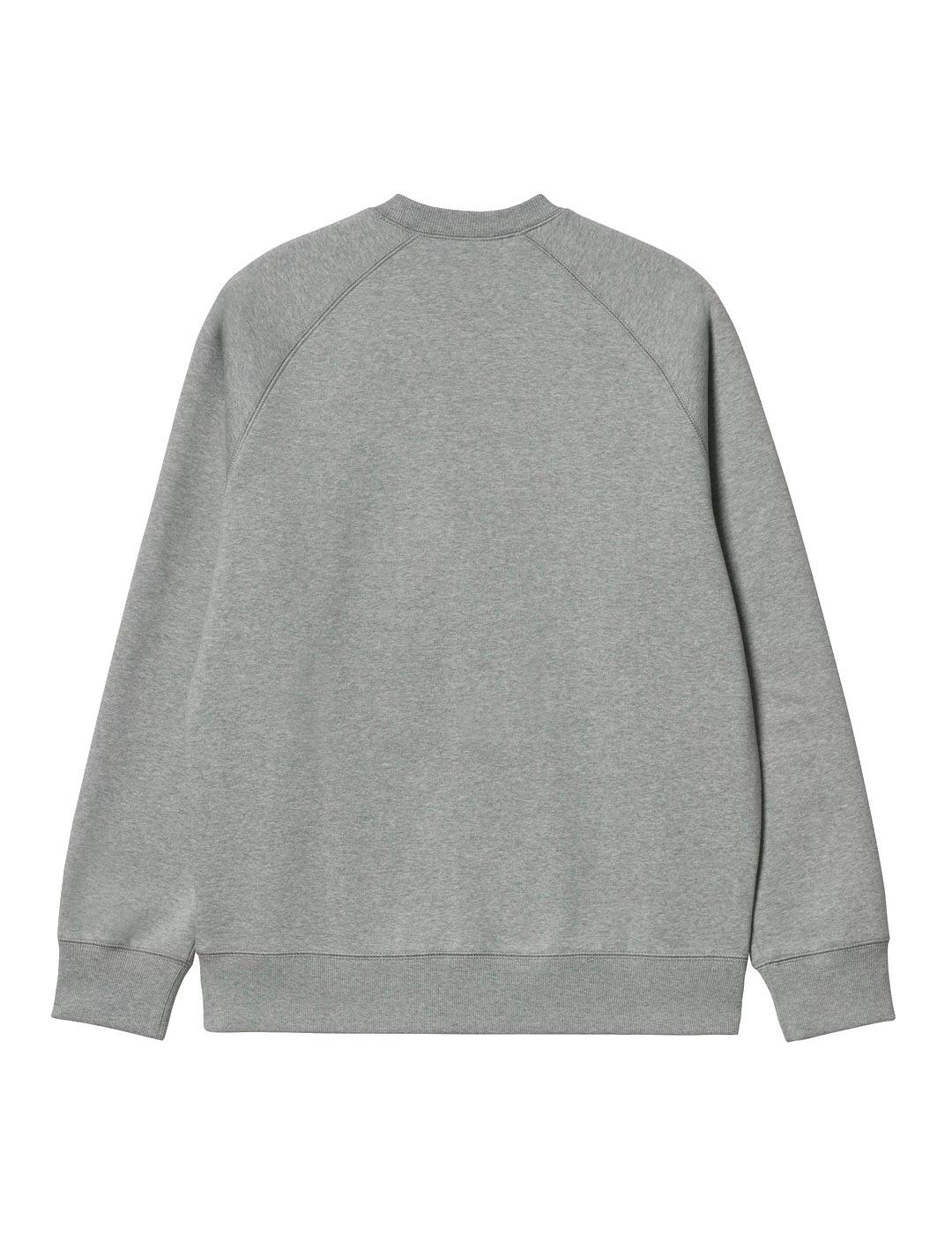 Carhartt Chase Sweat Sudadera Hombre Gris