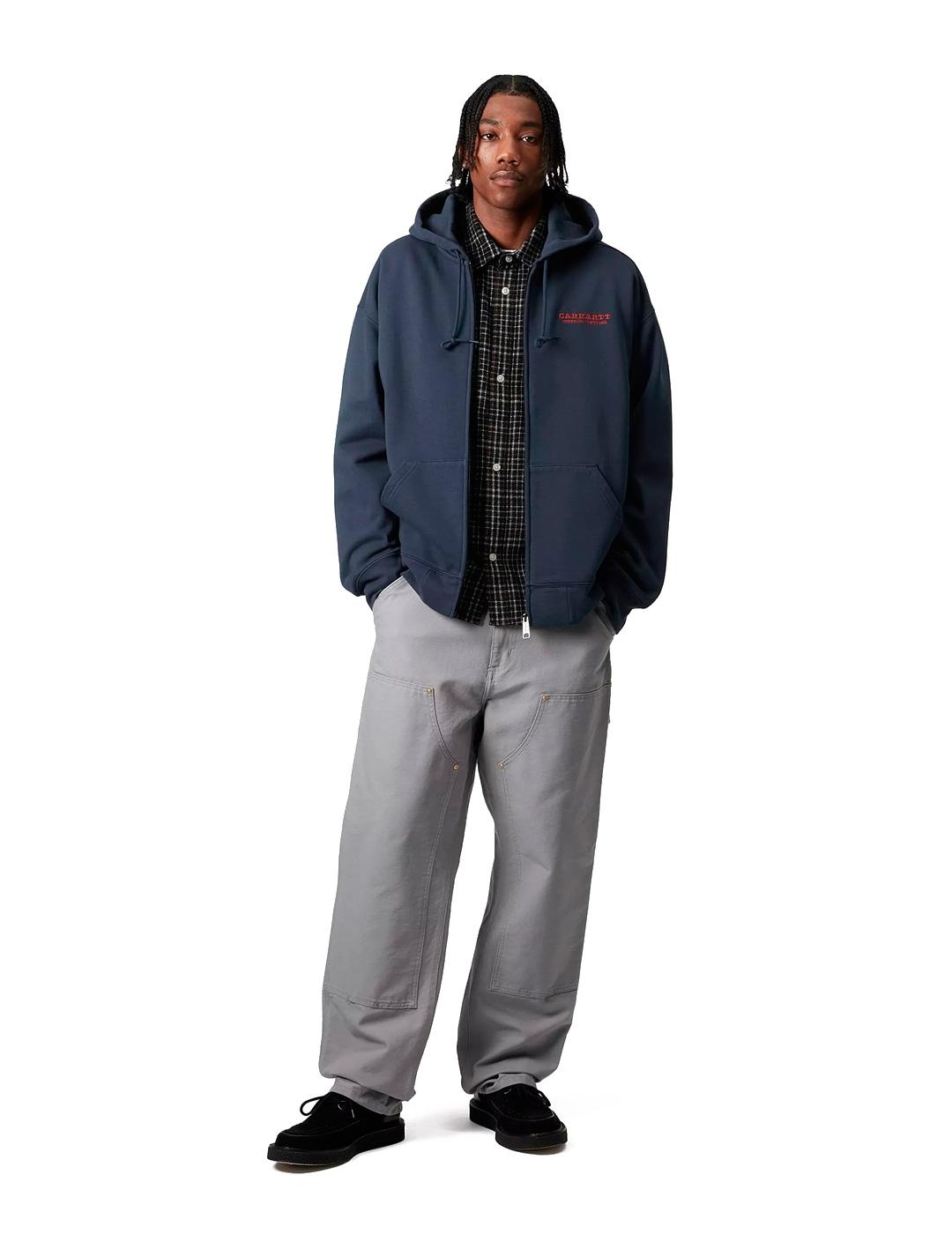 Carhartt Hooded Runaway Sweat Jacket Sudadera Azul