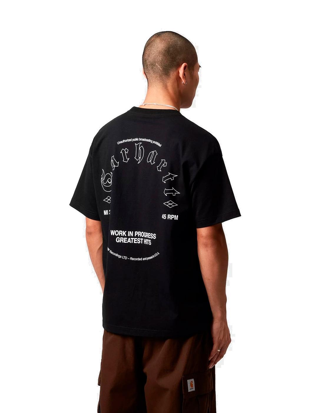 Carhartt Greatest Hits Camiseta Hombre Negra