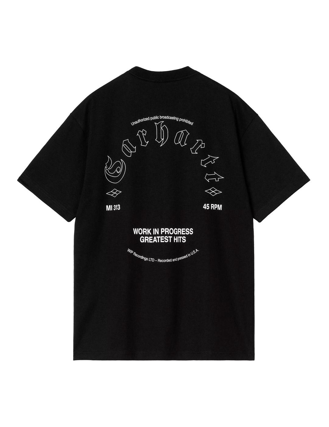 Carhartt Greatest Hits Camiseta Hombre Negra