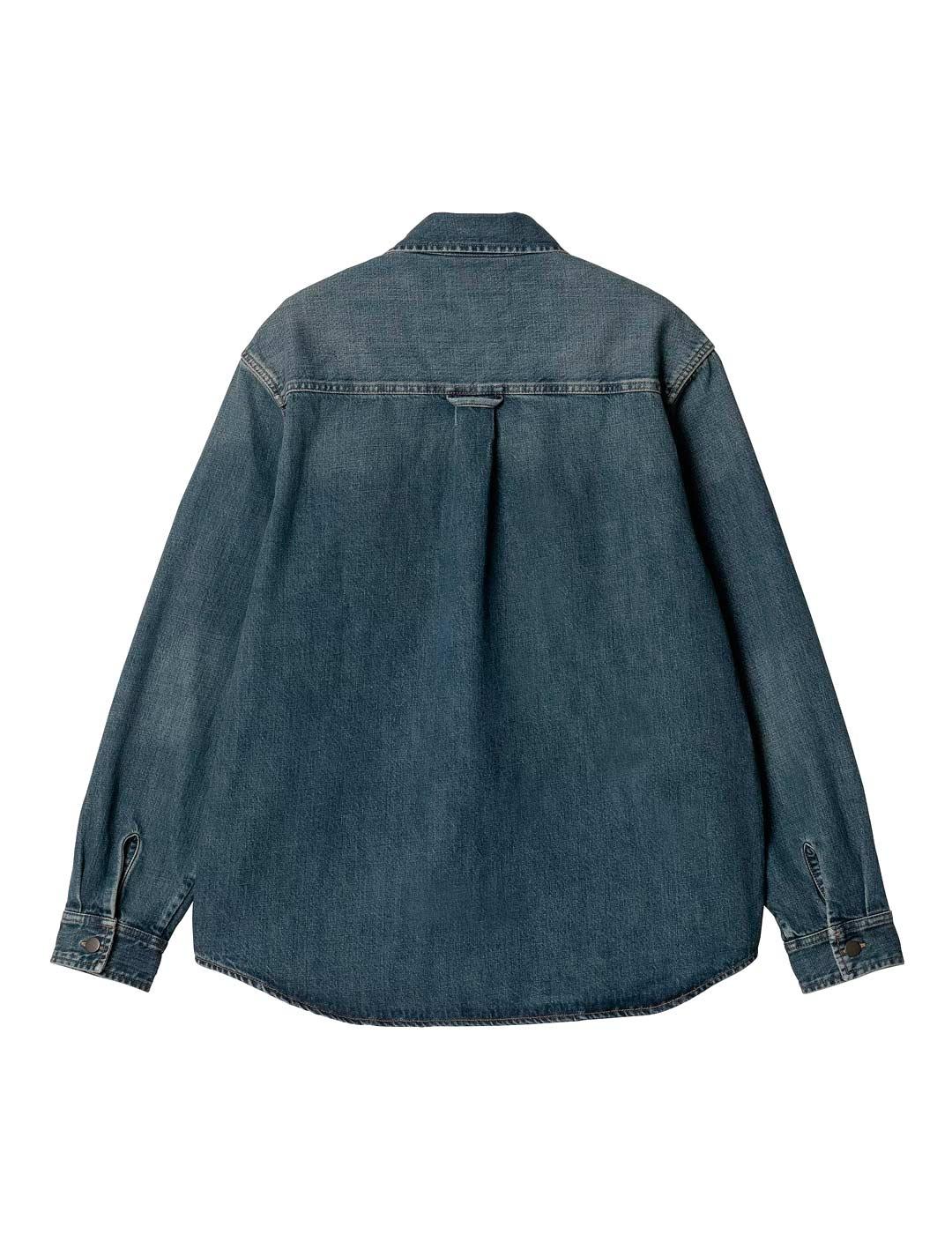 Carhartt Lincoln Shirt Camisa Hombre Azul