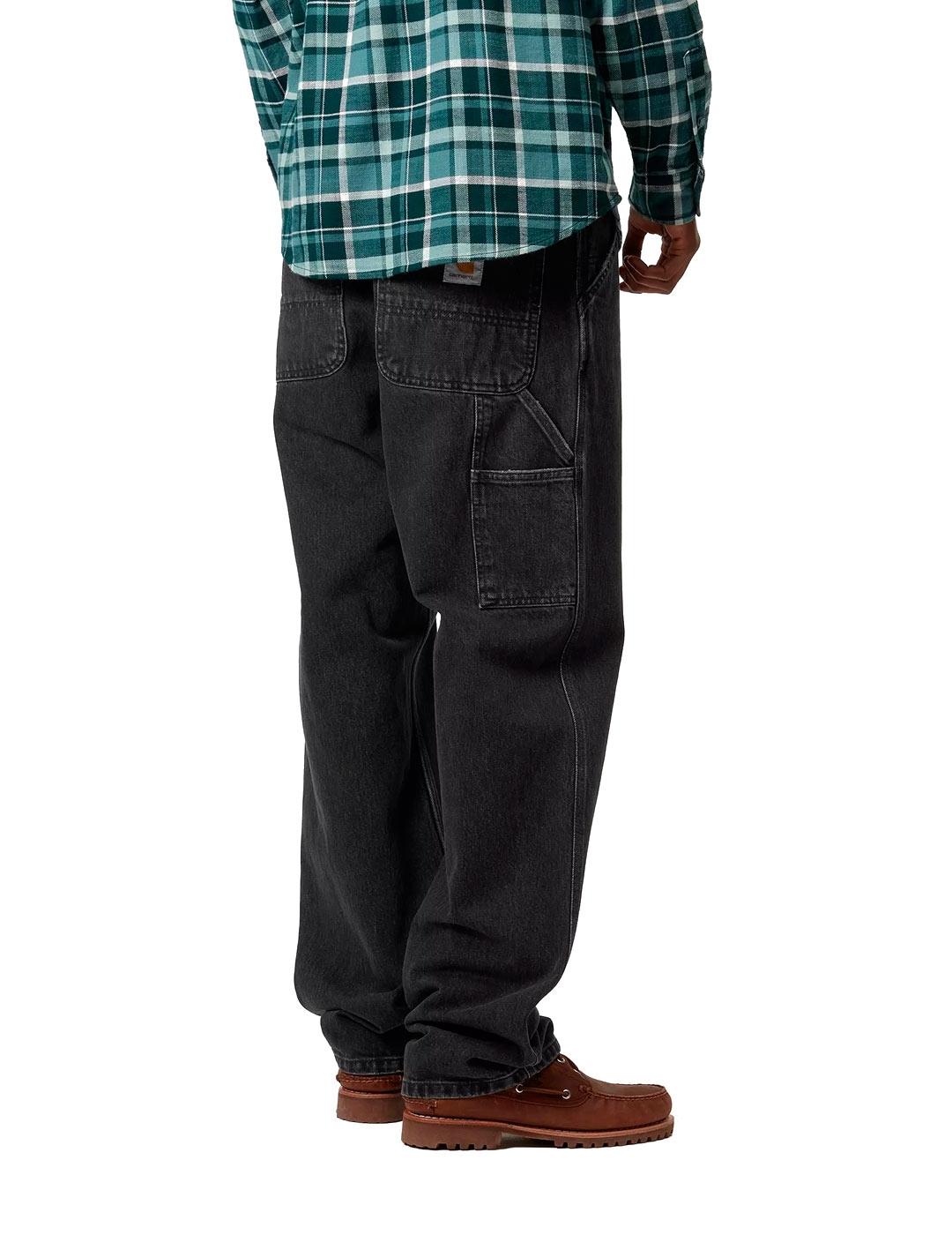 Carhartt Single Knee Pantalón Vaquero Negro