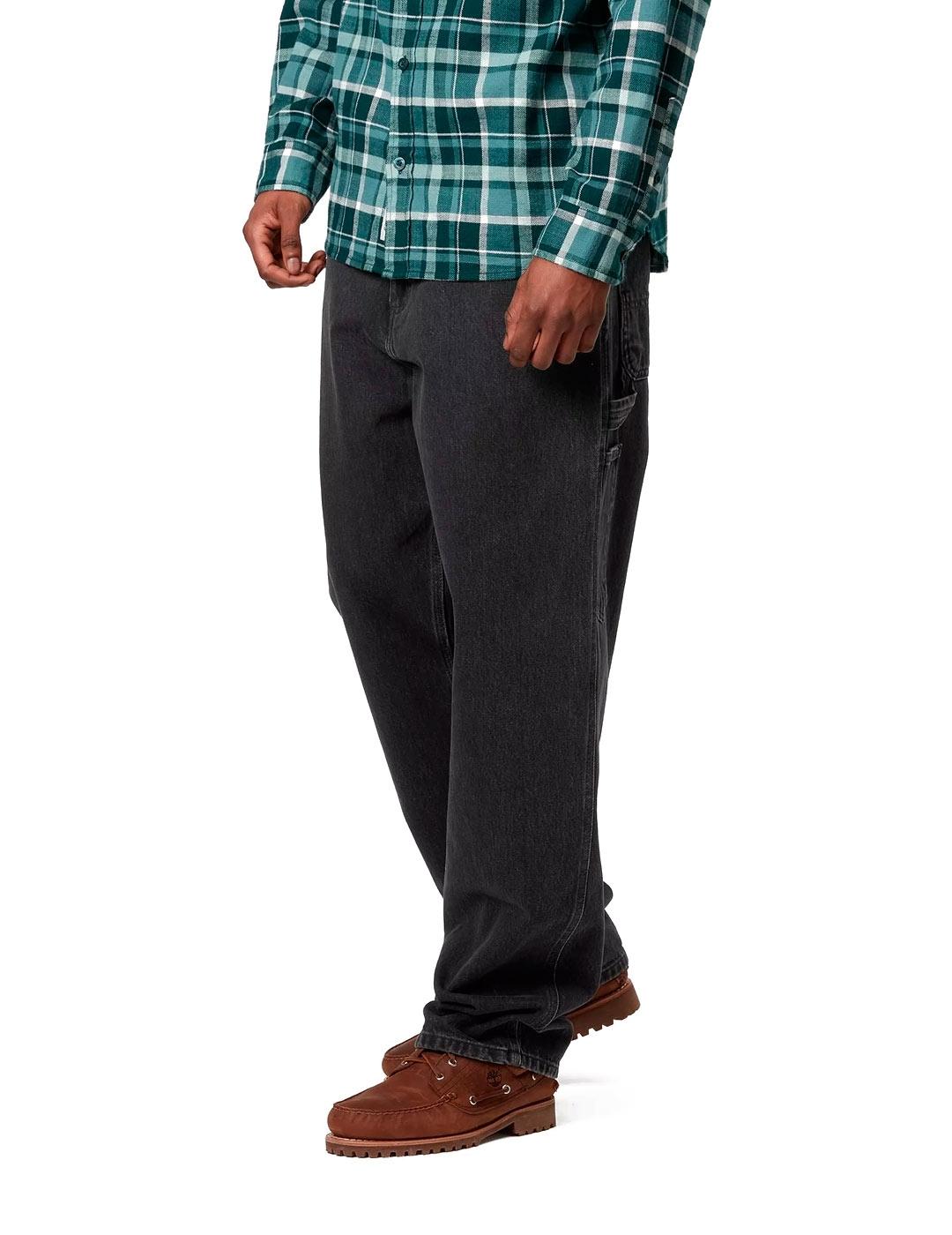 Carhartt Single Knee Pantalón Vaquero Negro