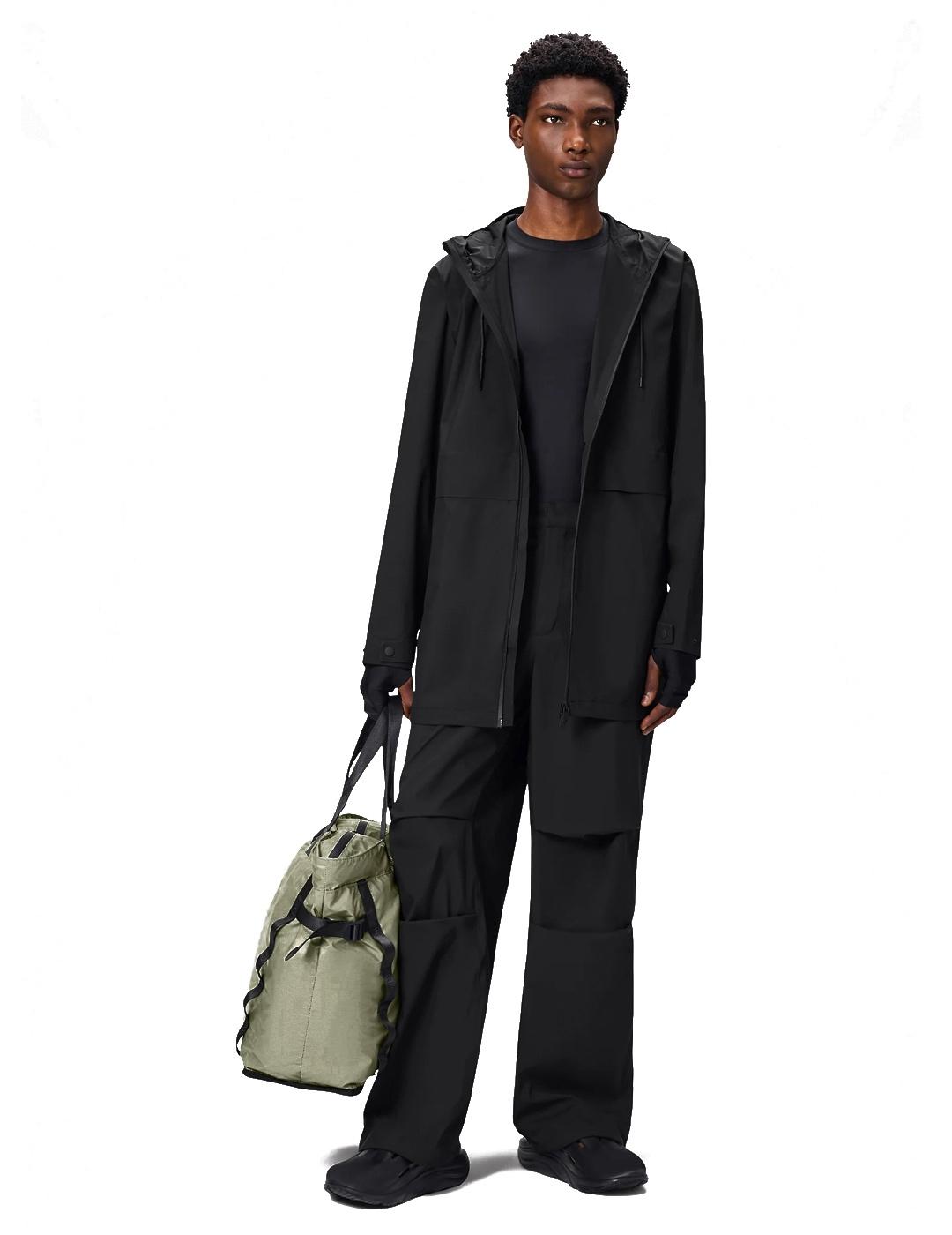 Rains Suva Hardshell Long Parka  Negra