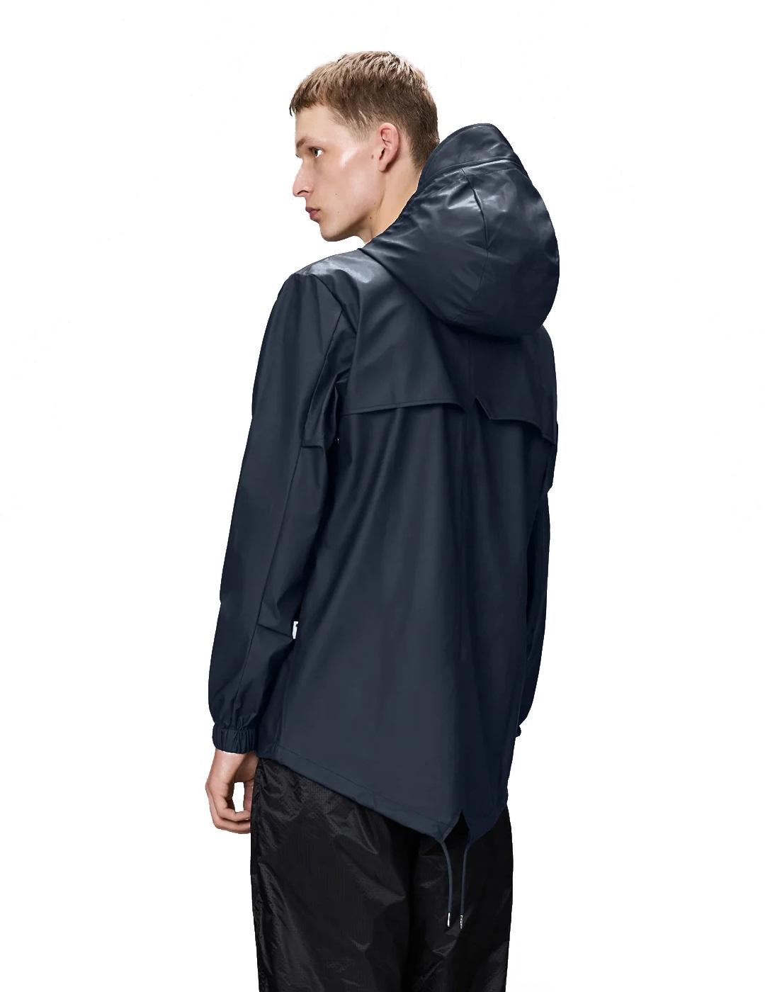 Rains Fishtail Jacket Hombre Mujer Azul Marino