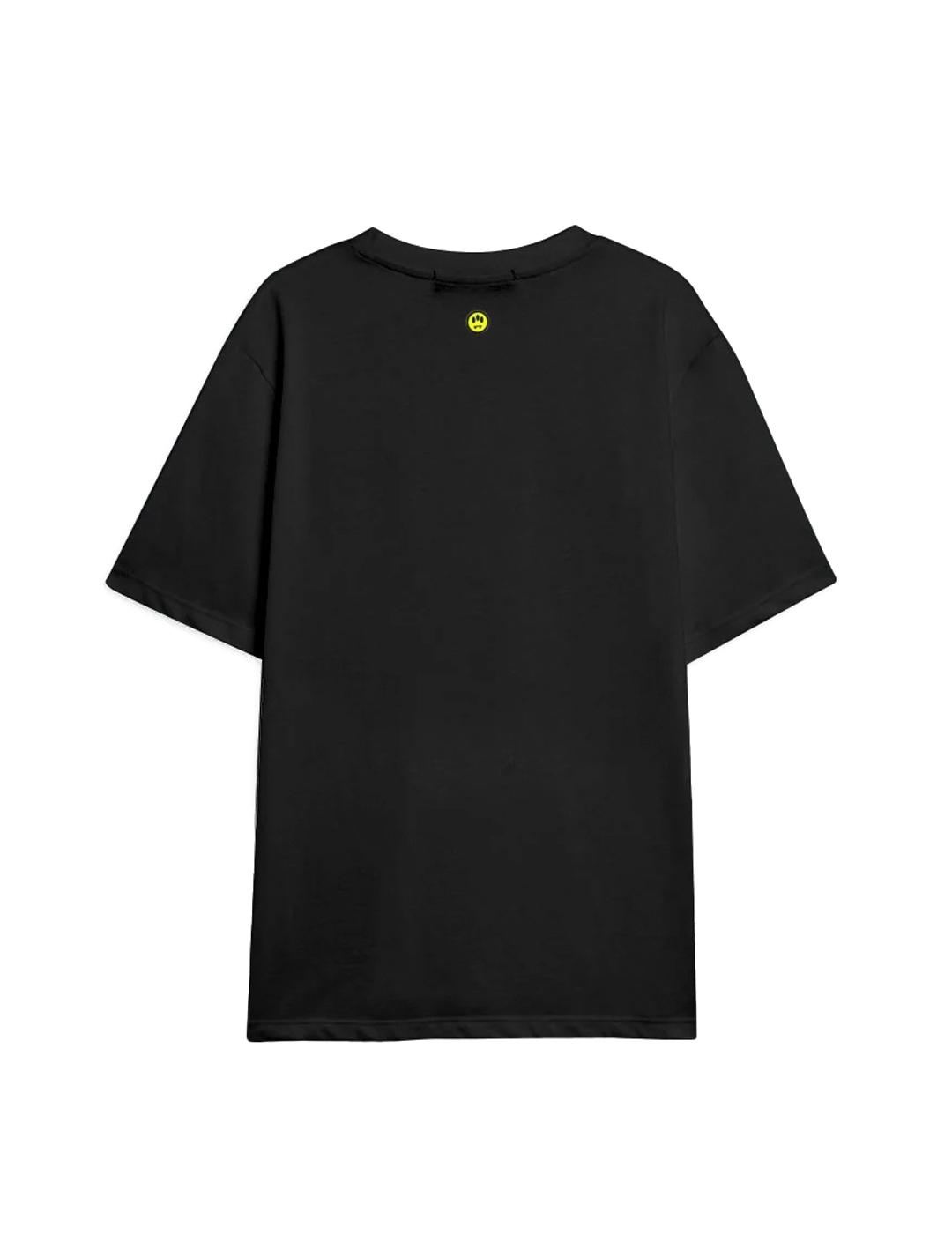 Barrow Camiseta Hombre Básica Negra