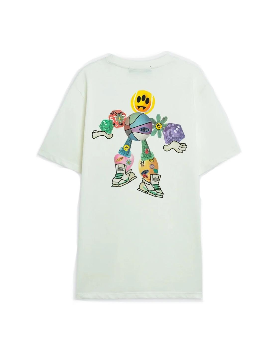 Barrow Camiseta Hombre Blanco Roto