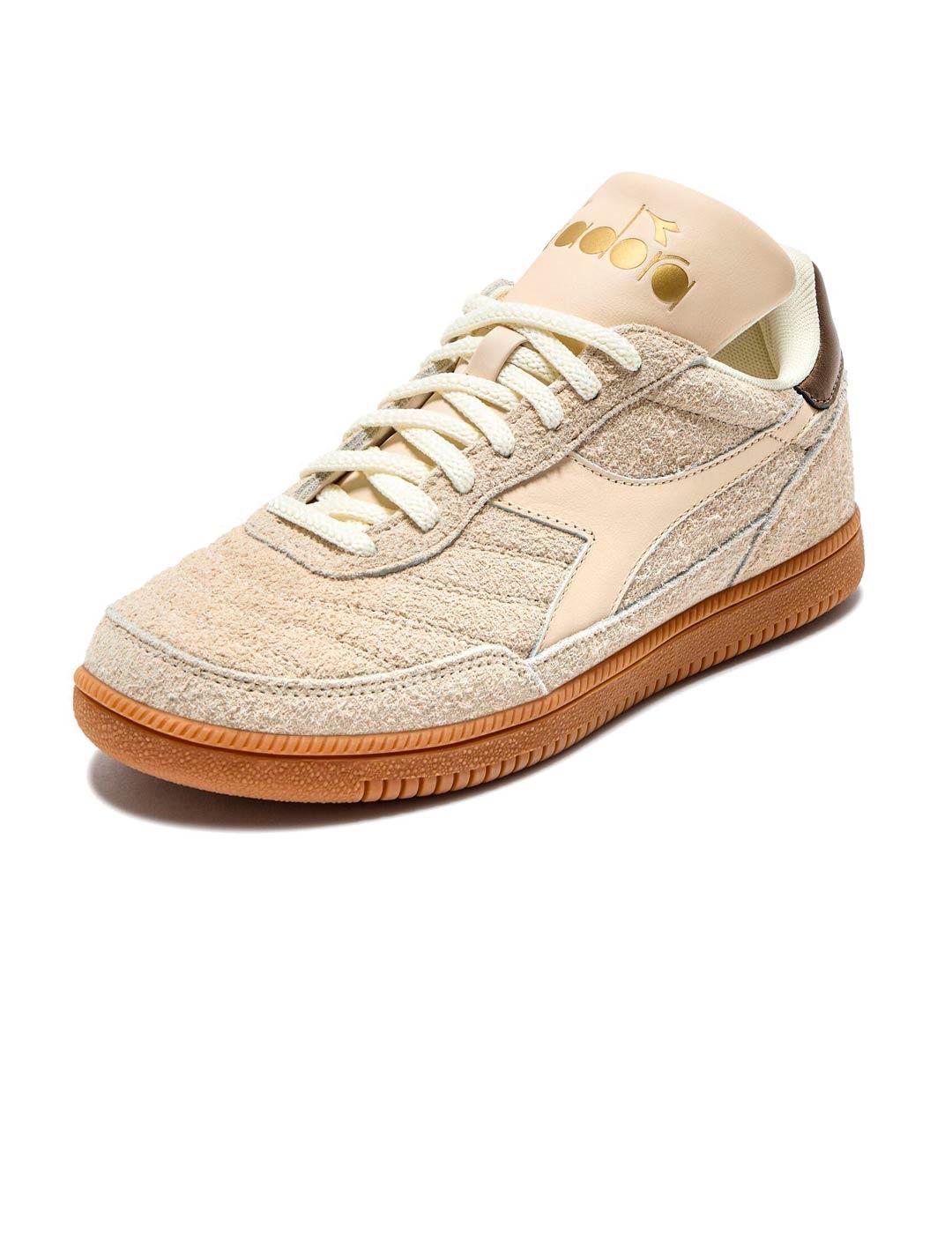 Diadora Gold Indoor Hairy Zapatillas Hombre Beige
