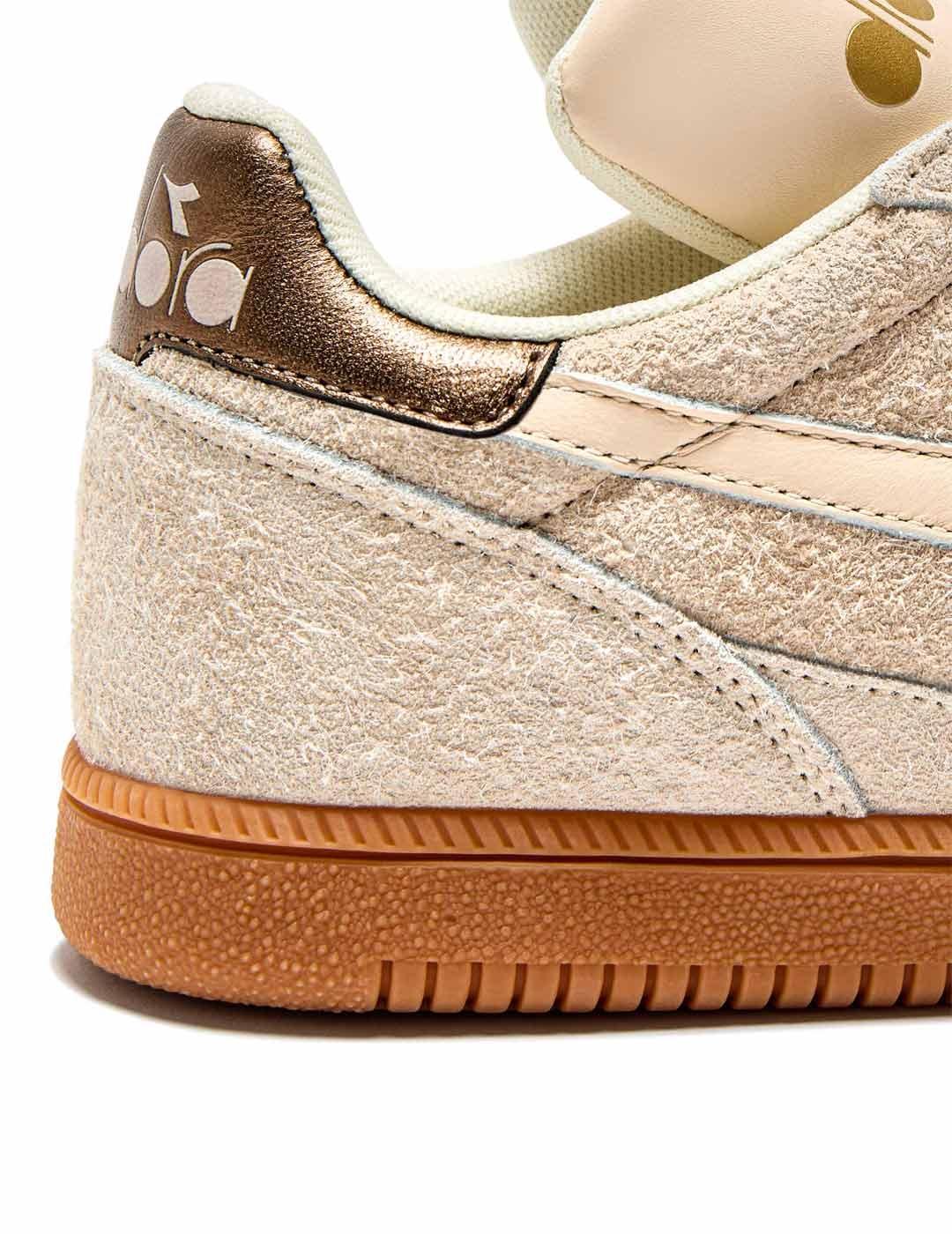 Diadora Gold Indoor Hairy Zapatillas Hombre Beige