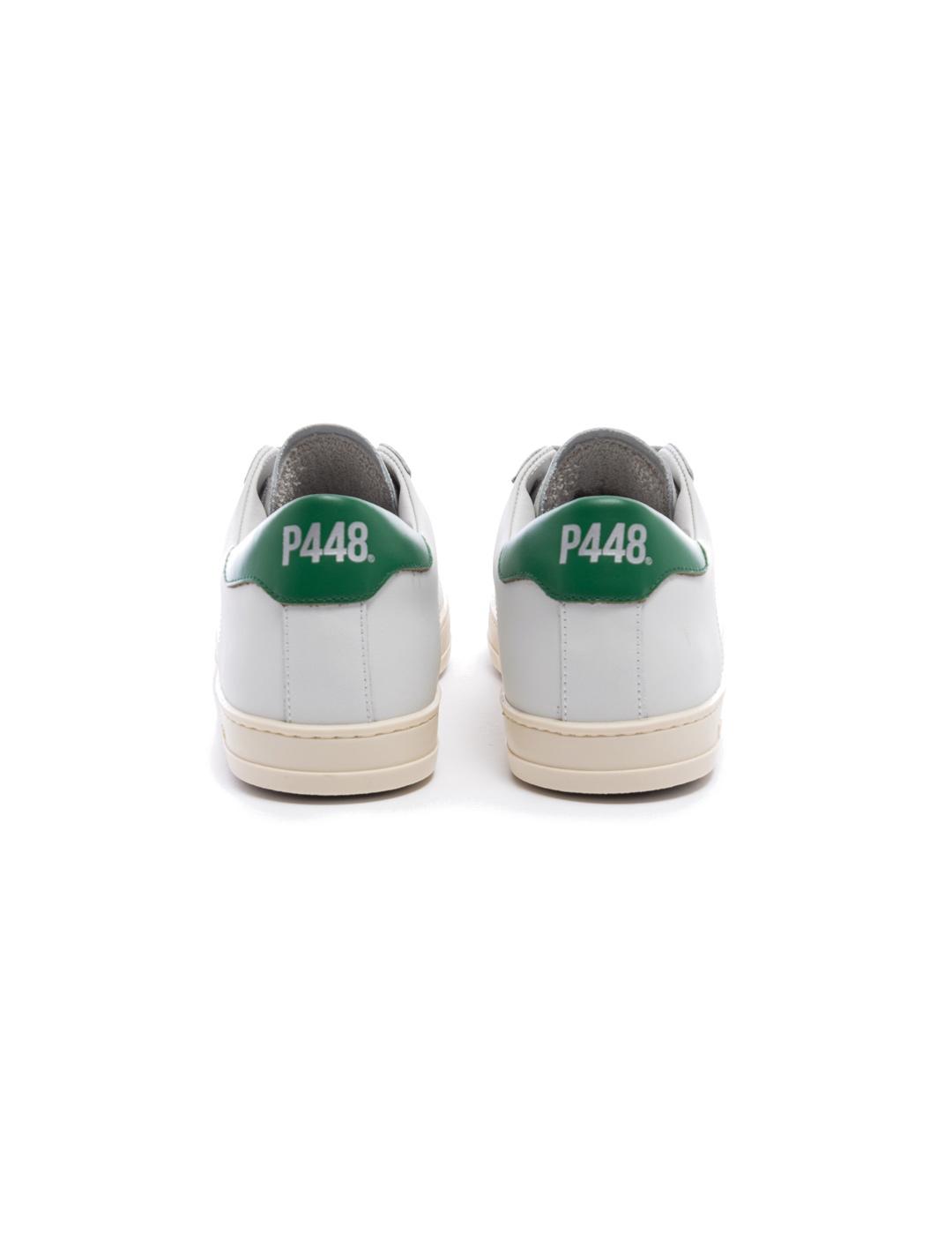 P448 John Zapatillas Hombre White Green