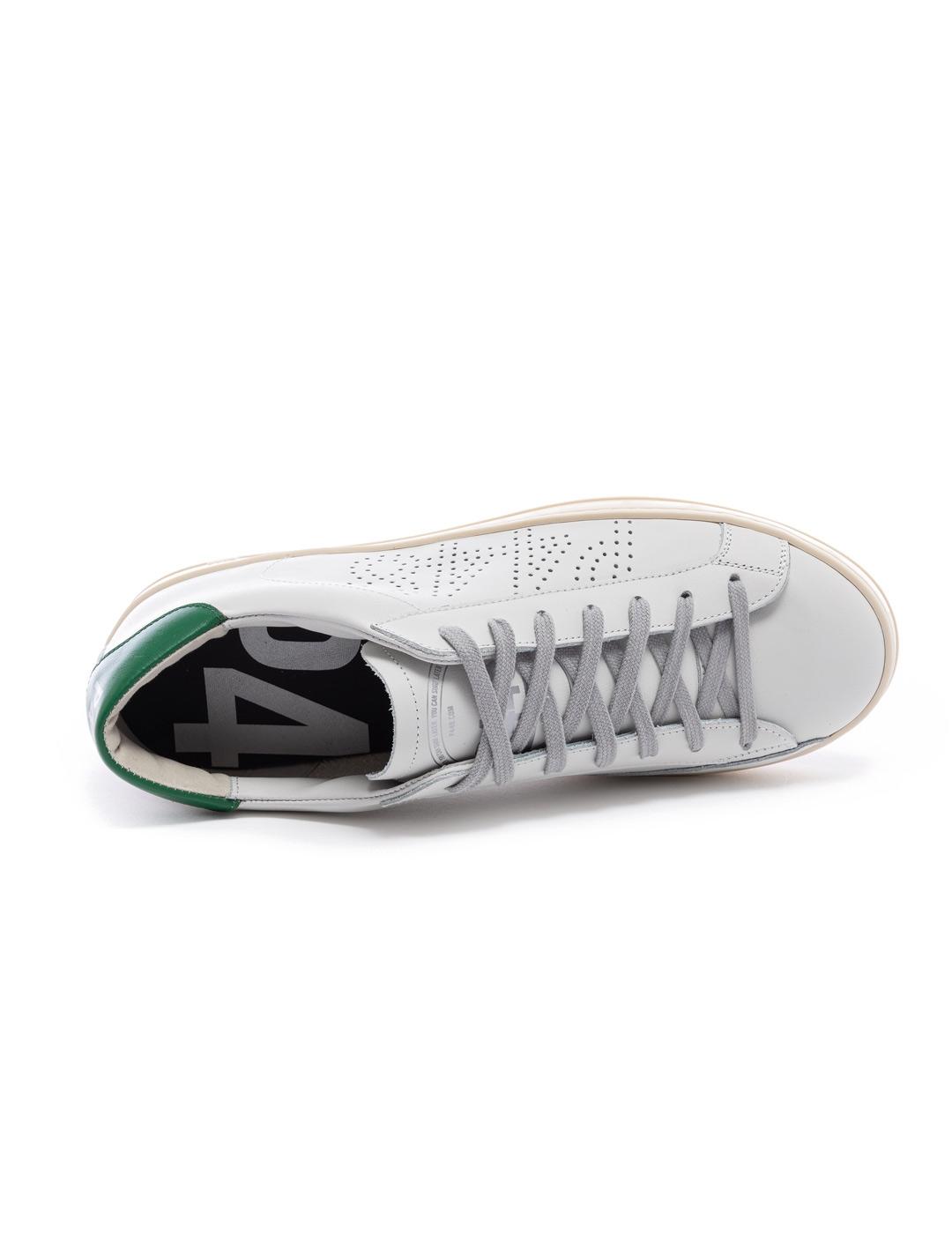 P448 John Zapatillas Hombre White Green