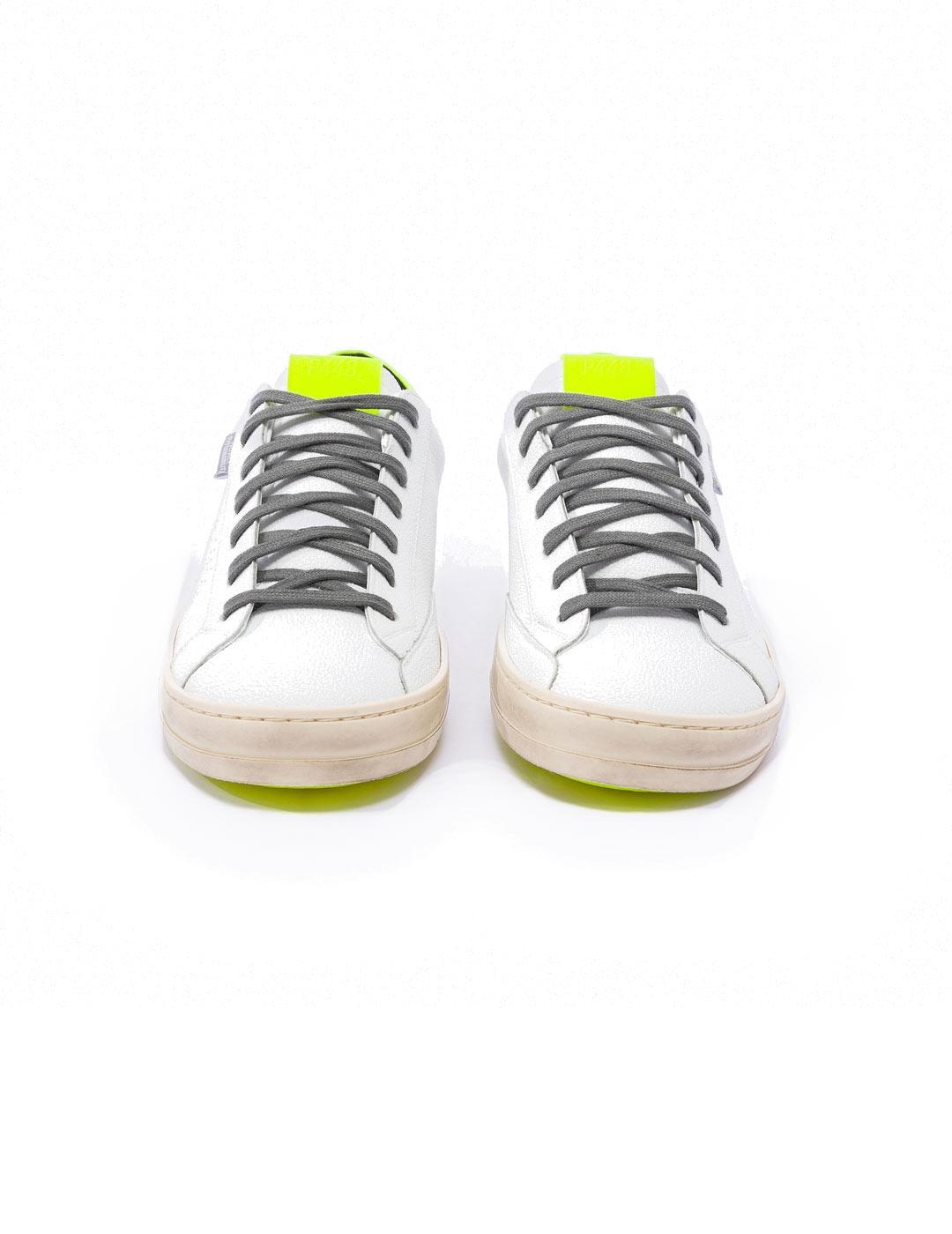 P448 Zapatillas John Zapatillas Hombre White Yellow